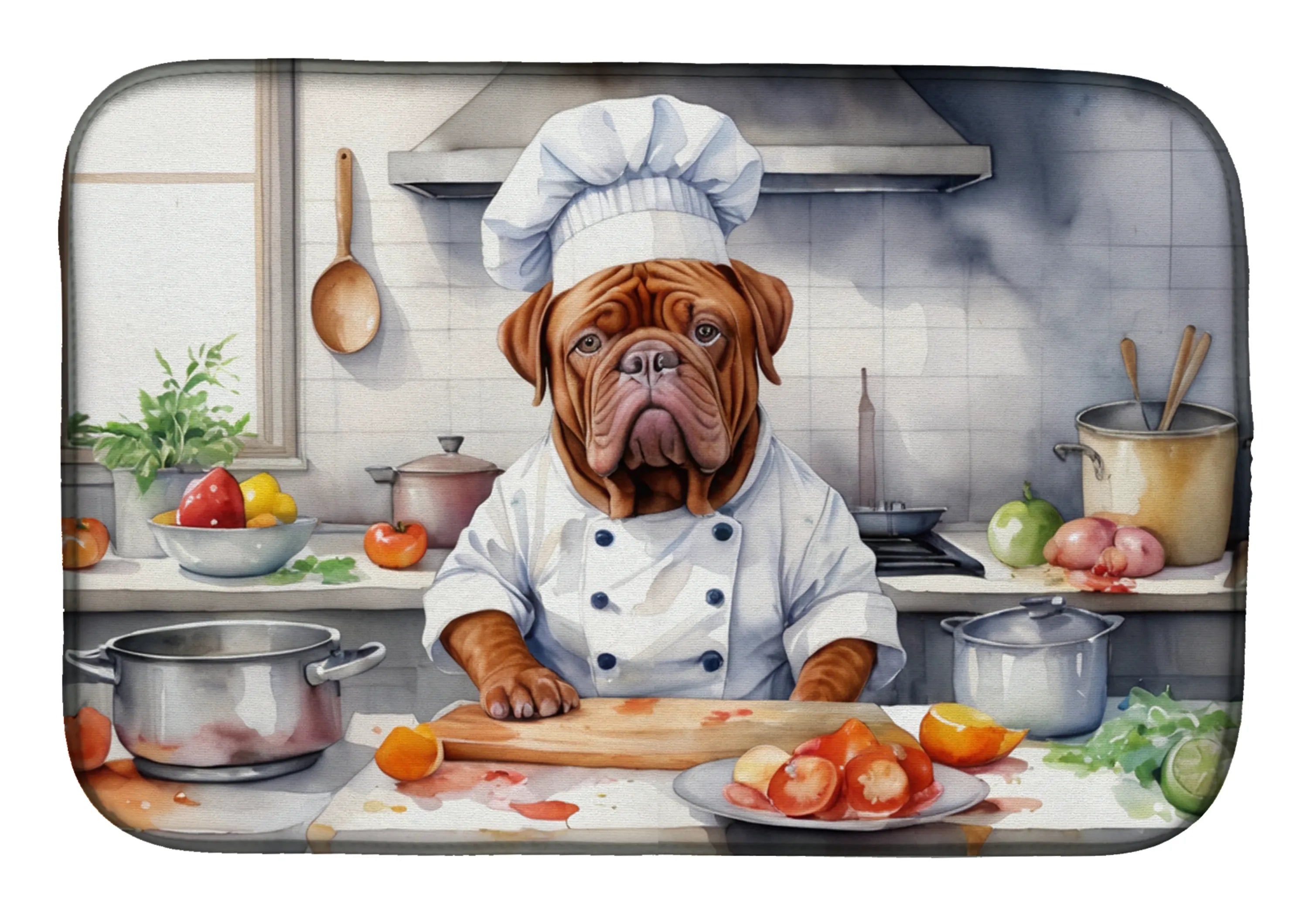 The Dog Chef Dish Drying Mat - Size: 14  X 21" | Pack Of: 1 | Collection name: The dog chef
