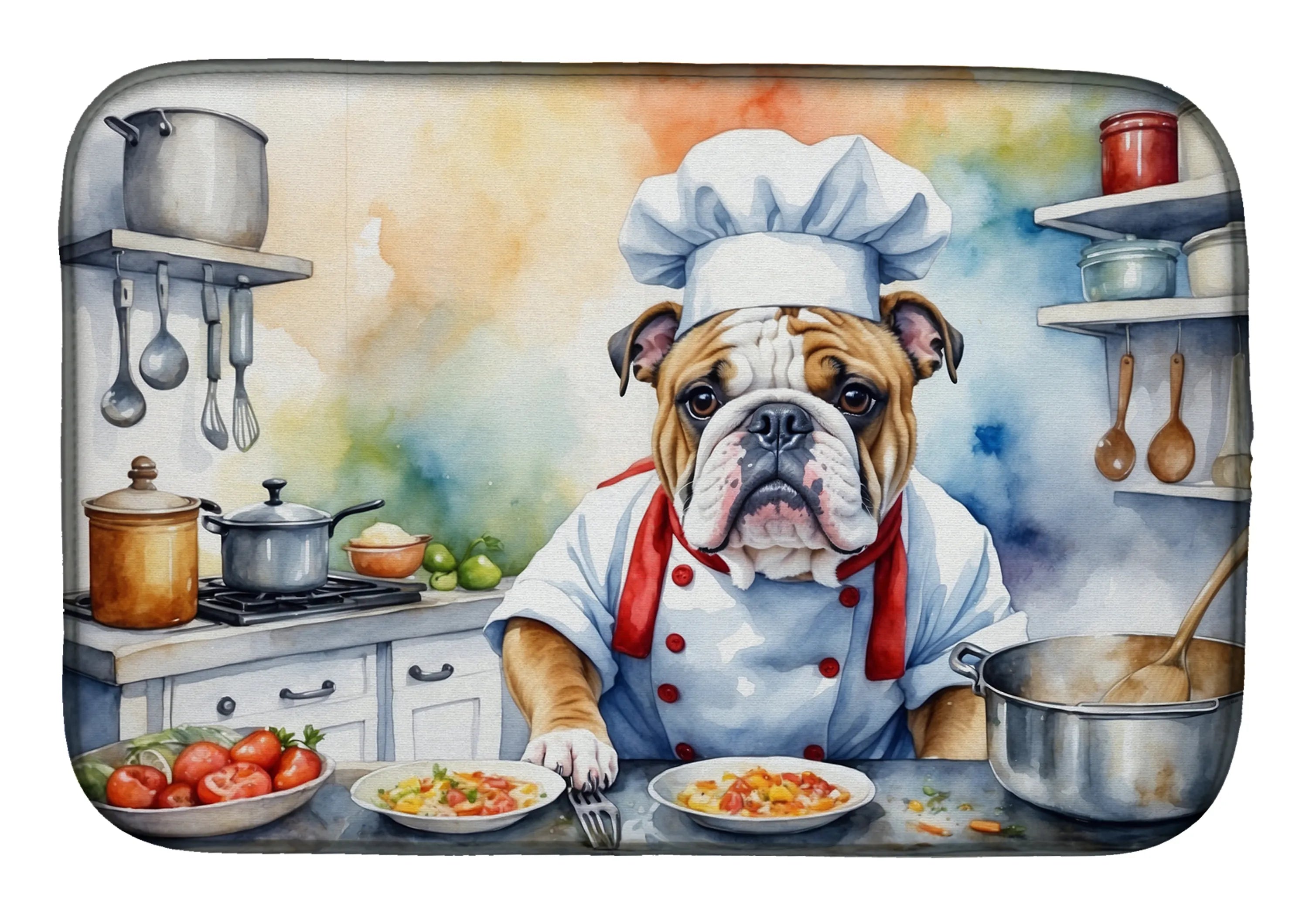 The Dog Chef Dish Drying Mat - Size: 14  X 21" | Pack Of: 1 | Collection name: The dog chef
