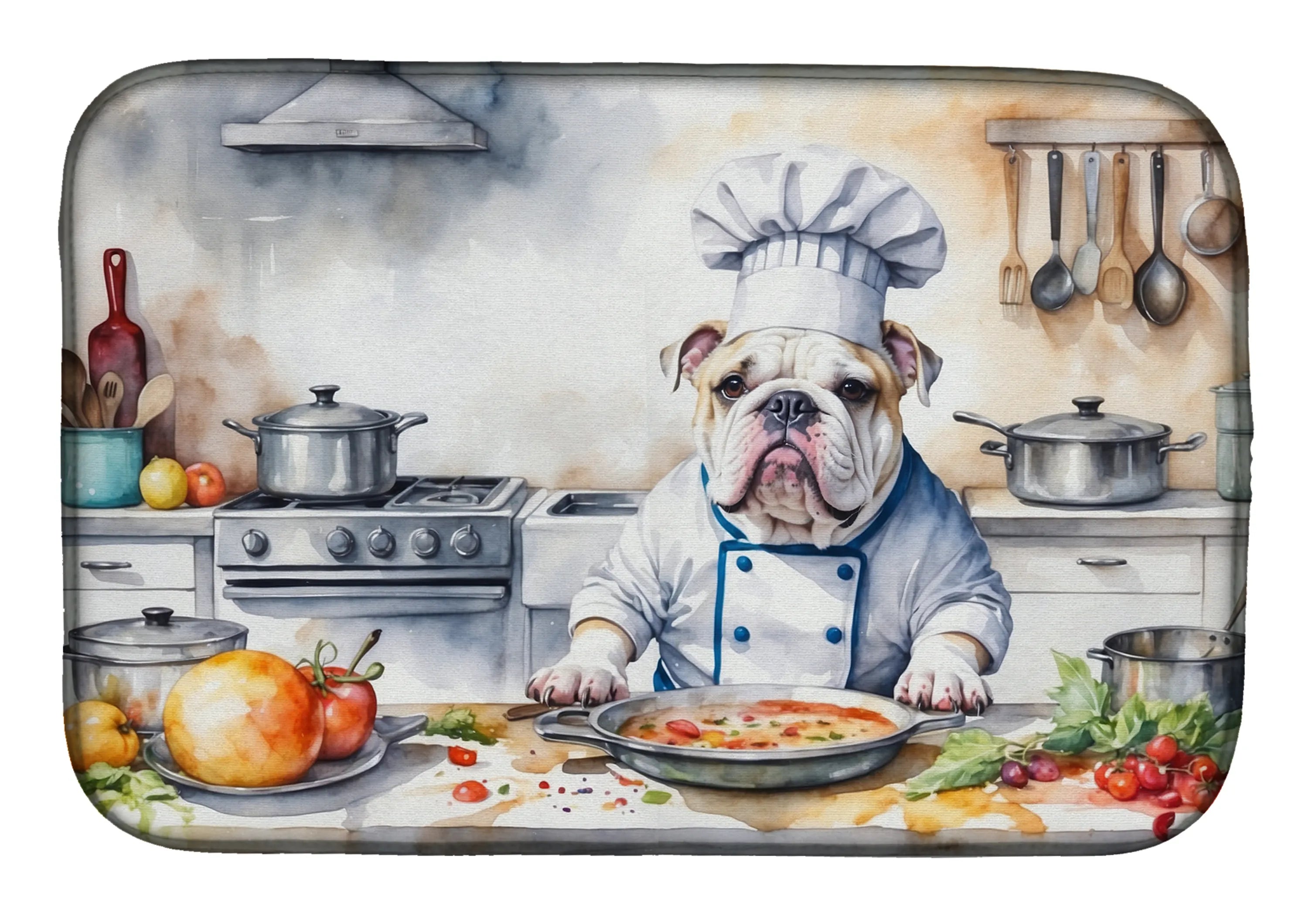 The Dog Chef Dish Drying Mat - Size: 14  X 21" | Pack Of: 1 | Collection name: The dog chef