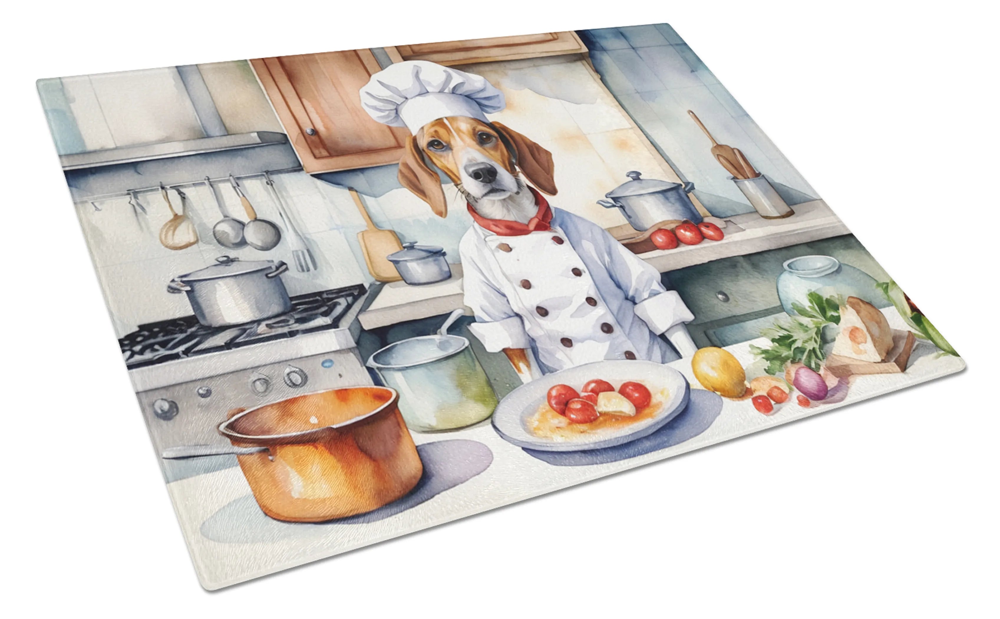 The Dog Chef Glass Cutting Board - Size: LARGE | Pack Of: 1 | Collection name: The dog chef
