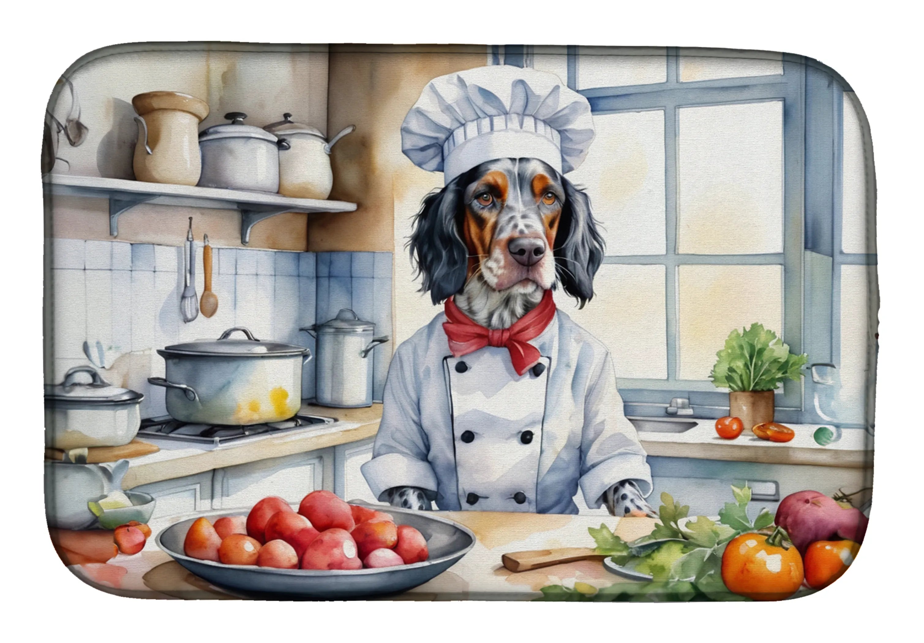 The Dog Chef Dish Drying Mat - Size: 14  X 21" | Pack Of: 1 | Collection name: The dog chef