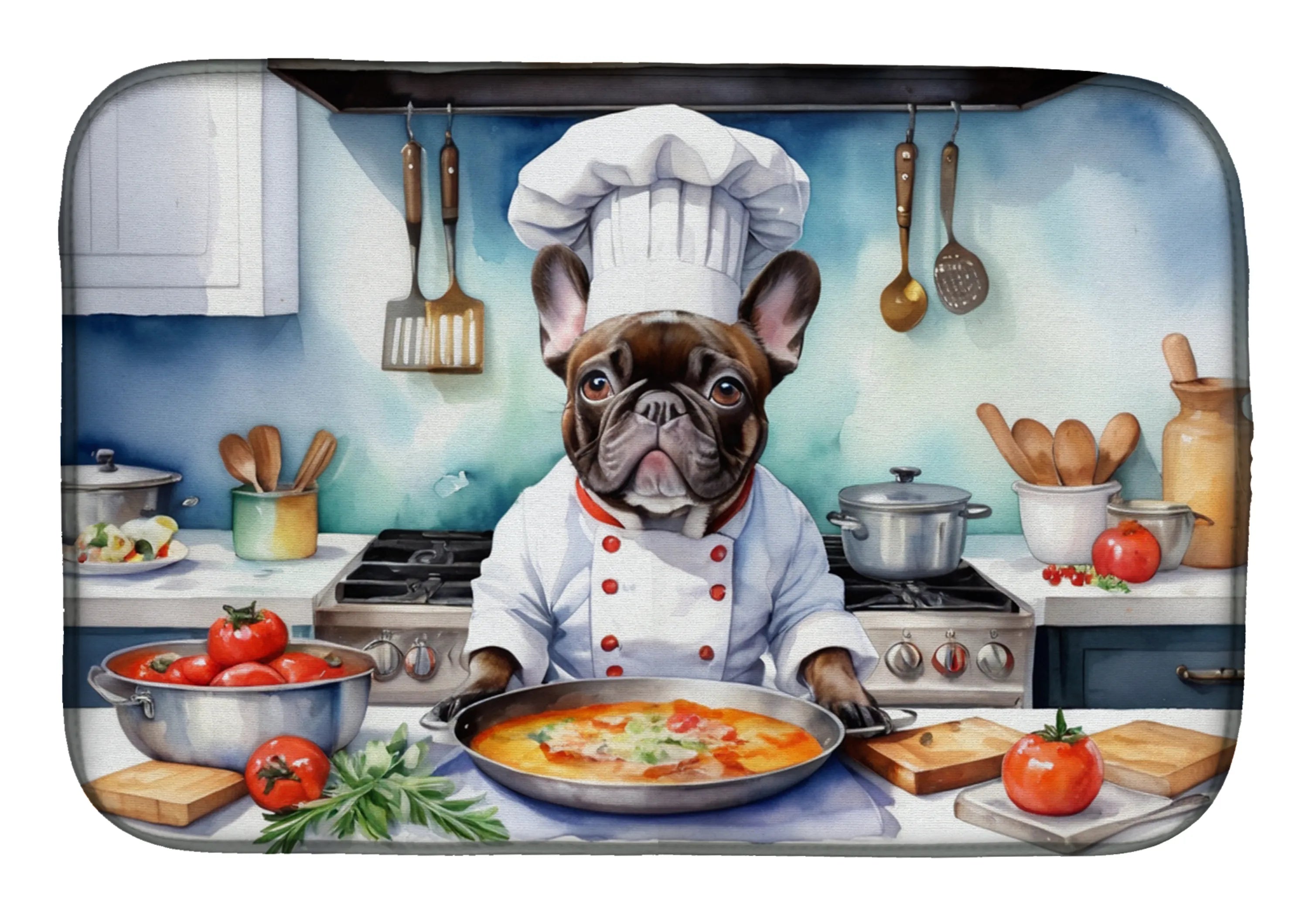 The Dog Chef Dish Drying Mat - Size: 14  X 21" | Pack Of: 1 | Collection name: The dog chef