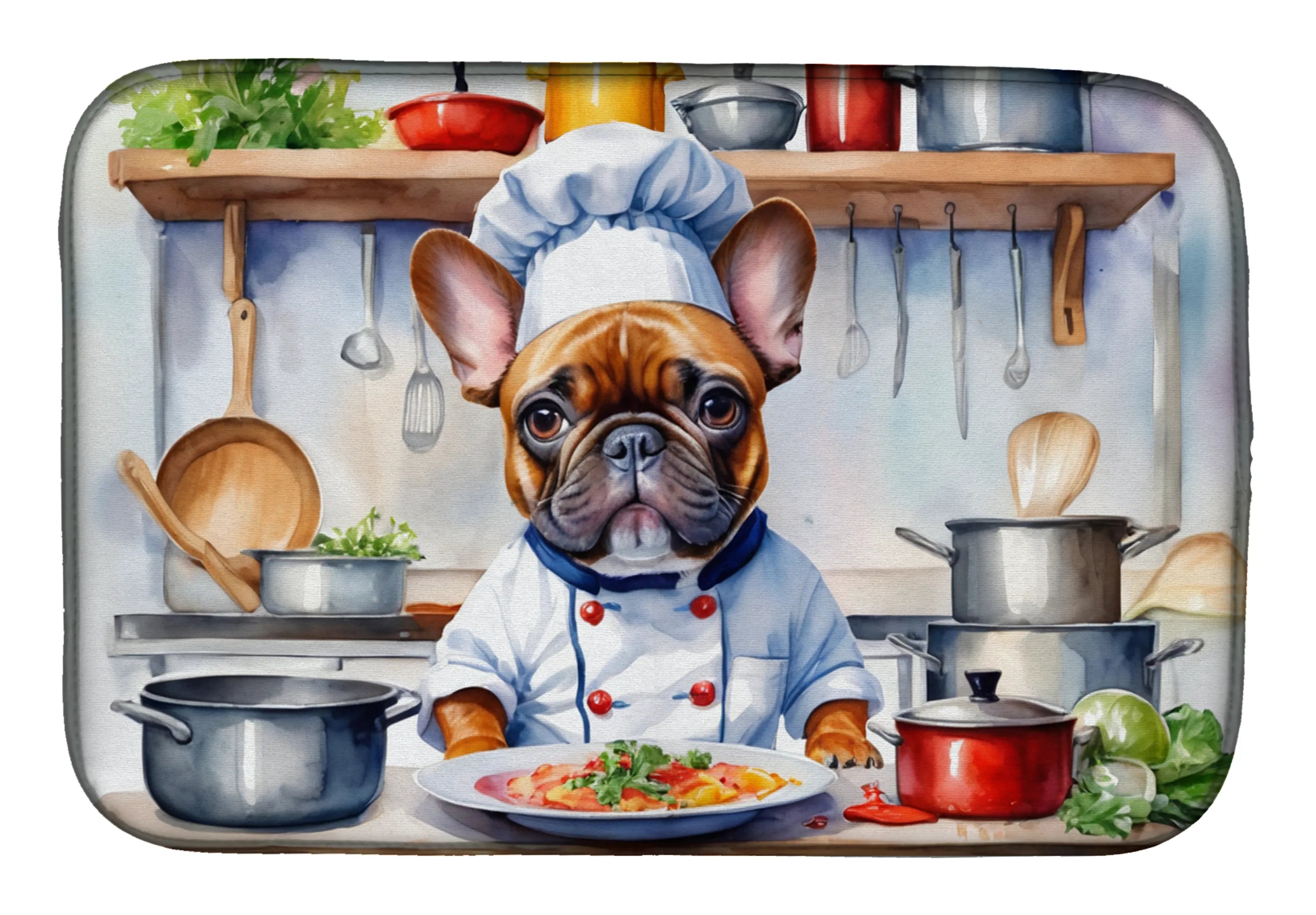 The Dog Chef Dish Drying Mat - Size: 14  X 21" | Pack Of: 1 | Collection name: The dog chef