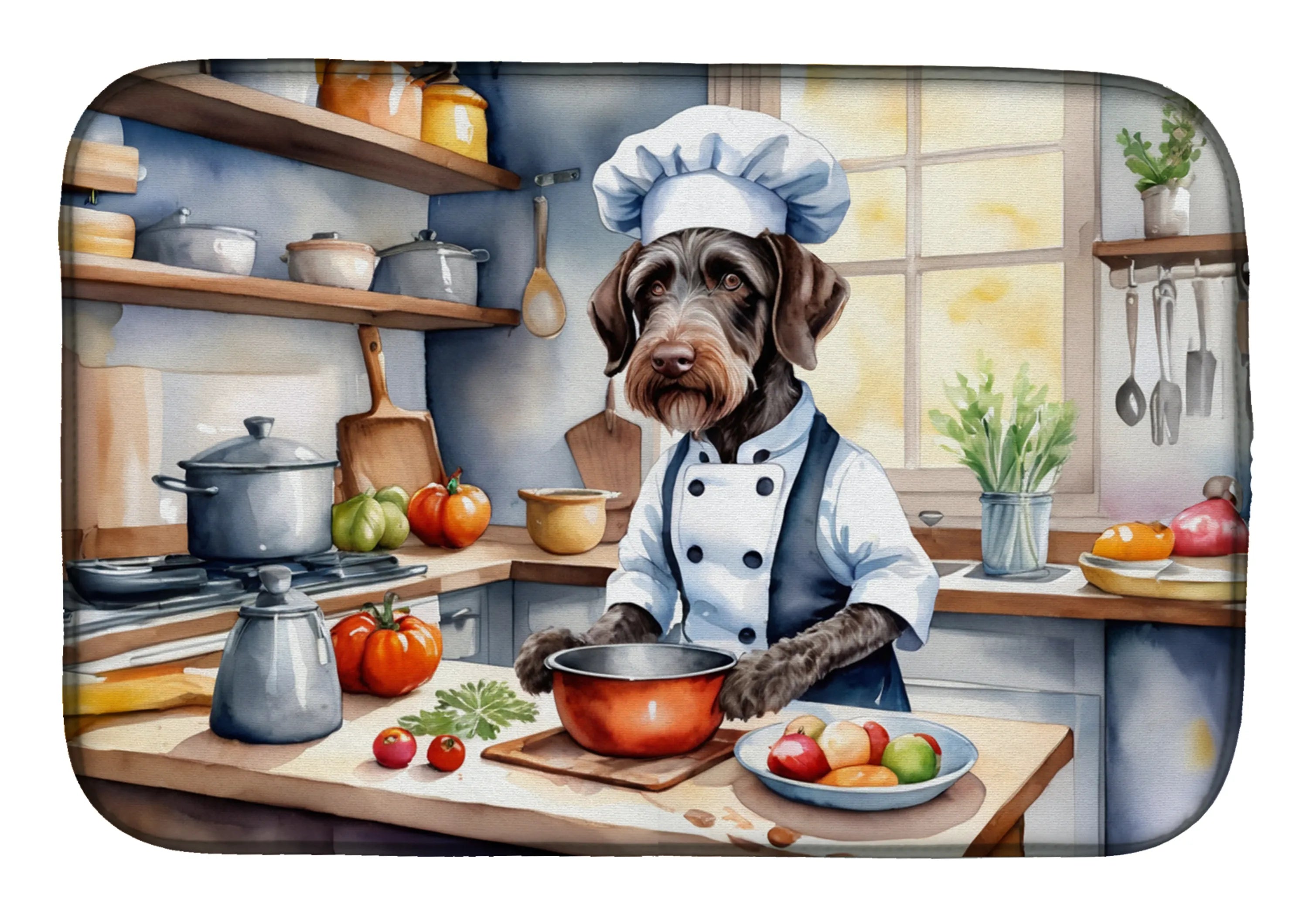 The Dog Chef Dish Drying Mat - Size: 14  X 21" | Pack Of: 1 | Collection name: The dog chef