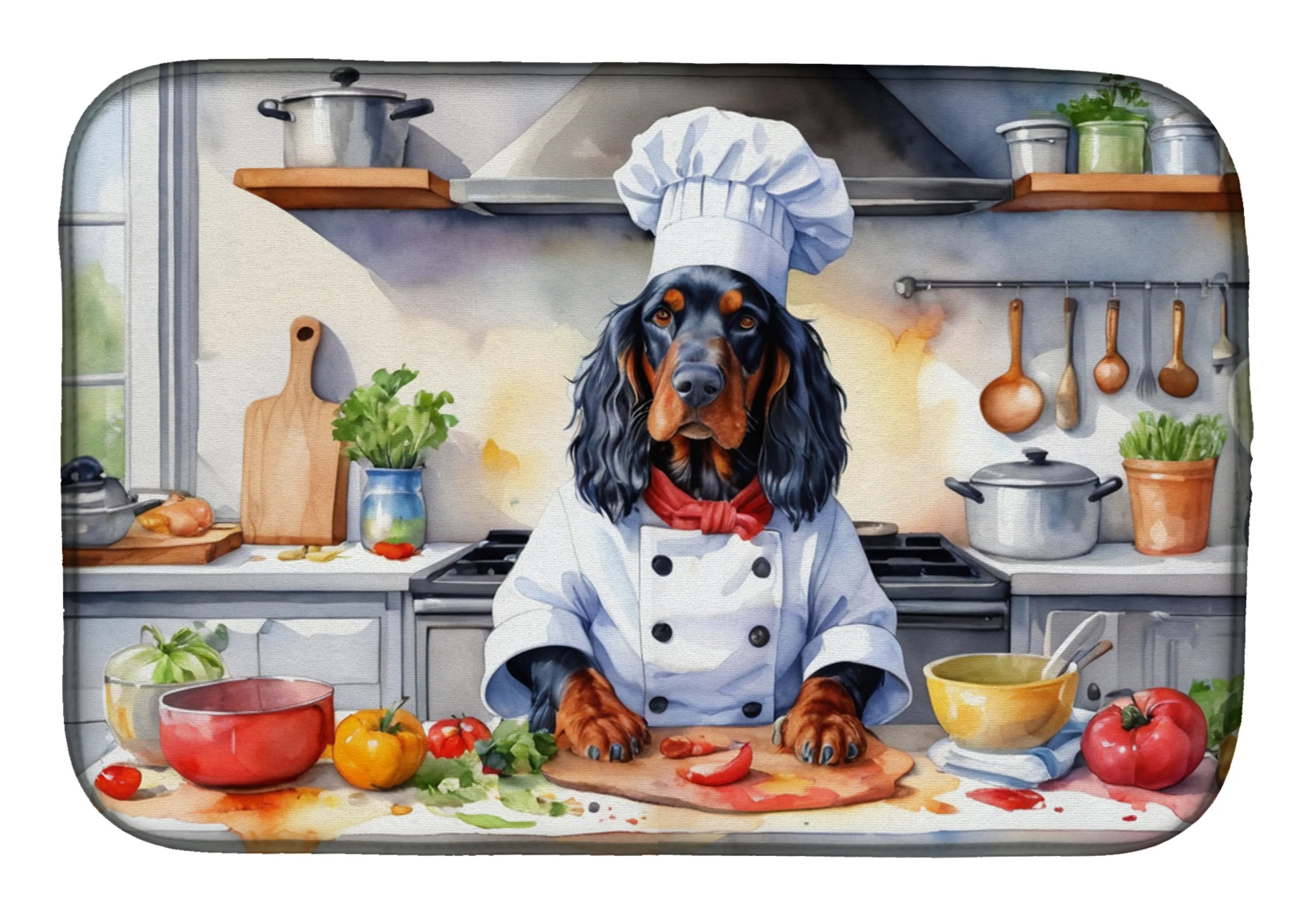 The Dog Chef Dish Drying Mat - Size: 14  X 21" | Pack Of: 1 | Collection name: The dog chef