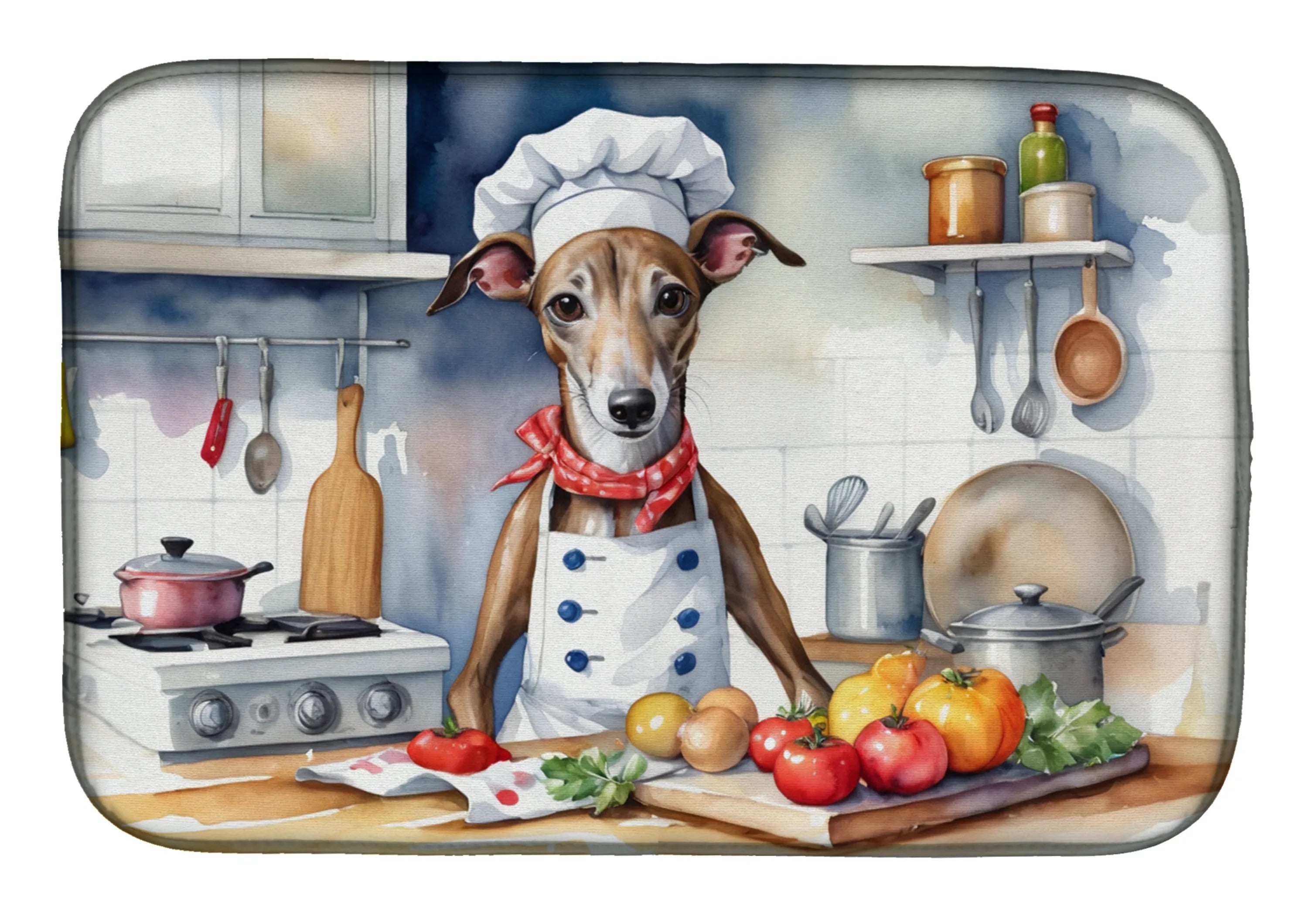 The Dog Chef Dish Drying Mat - Size: 14  X 21" | Pack Of: 1 | Collection name: The dog chef