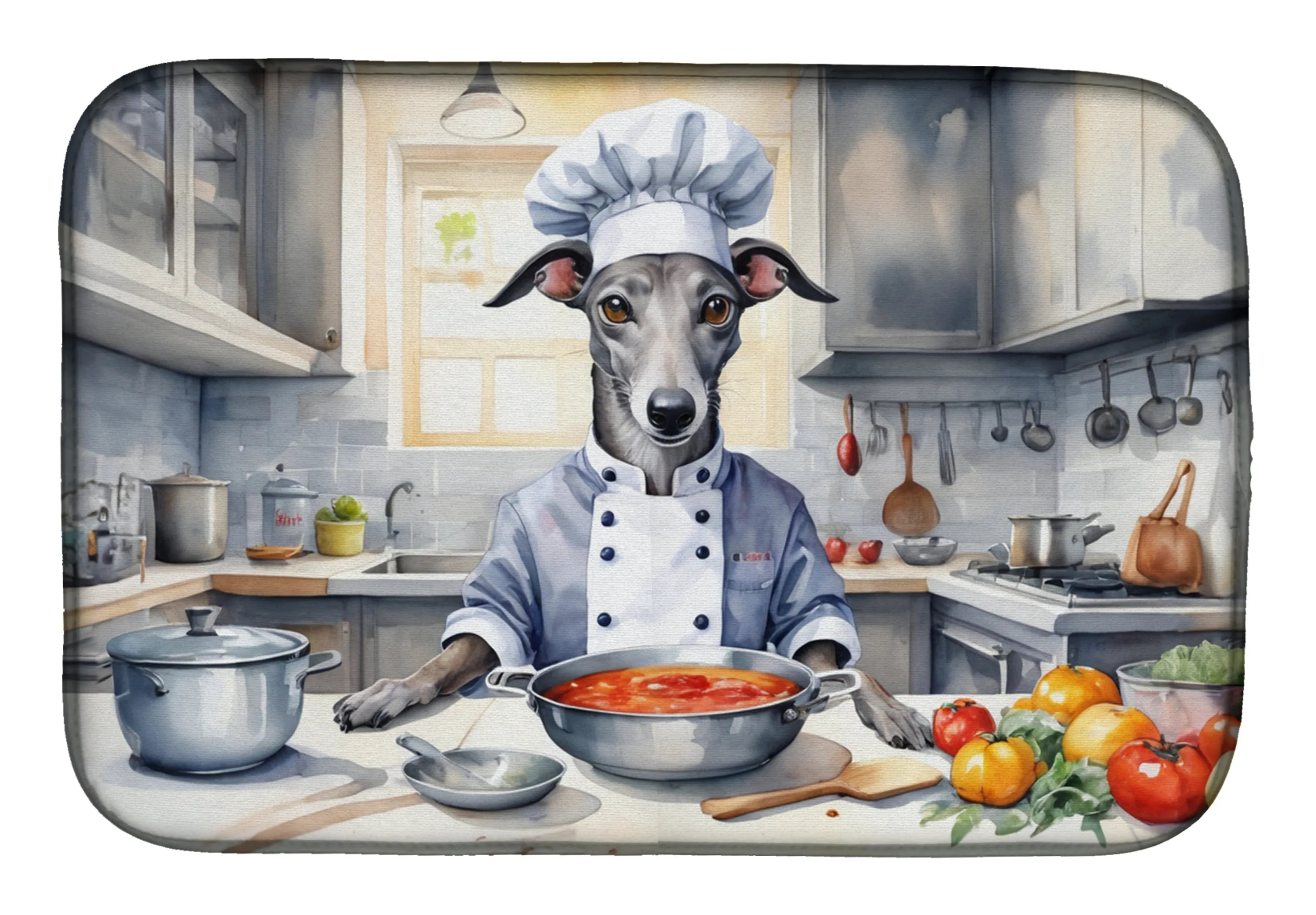 The Dog Chef Dish Drying Mat - Size: 14  X 21" | Pack Of: 1 | Collection name: The dog chef