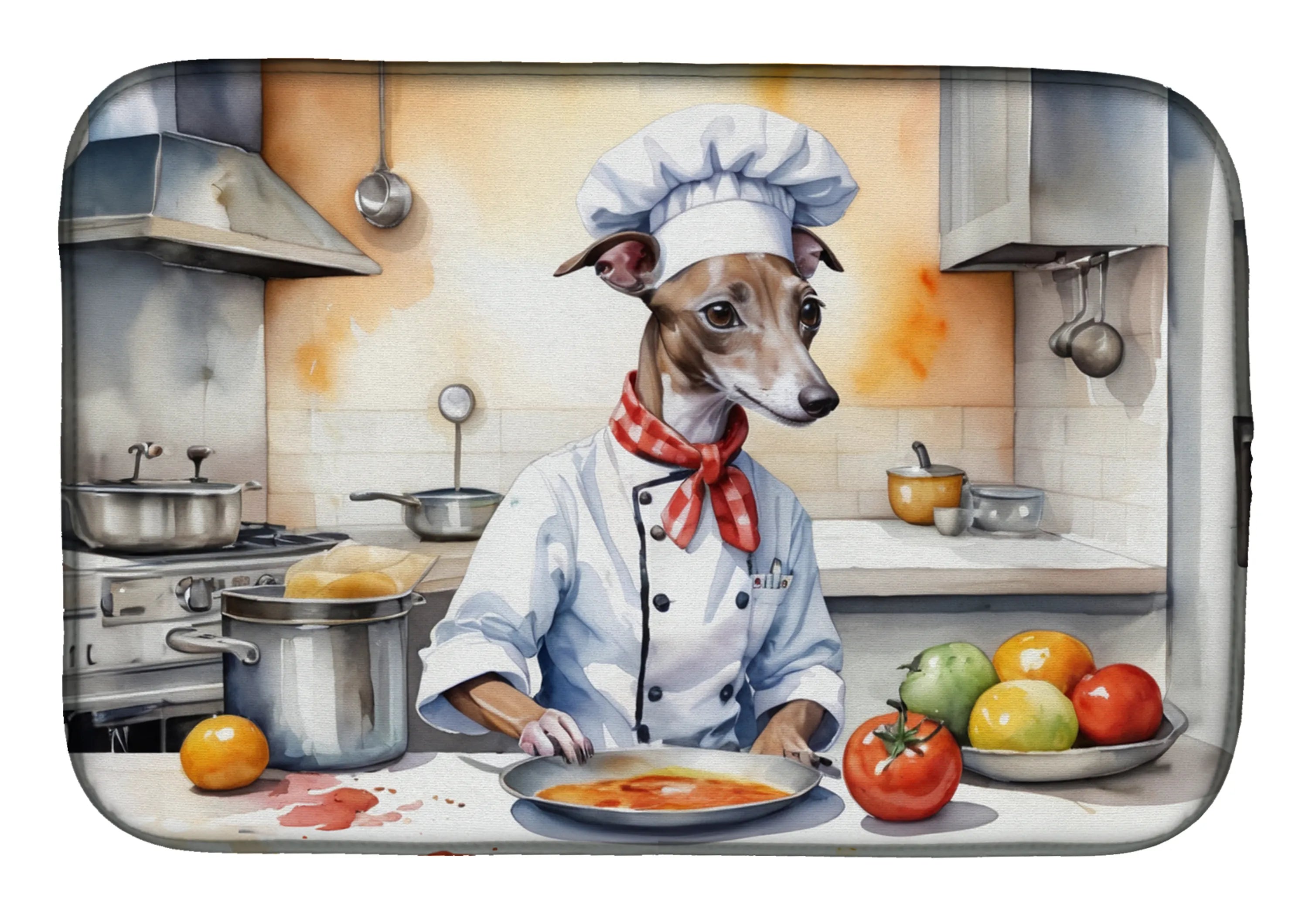 The Dog Chef Dish Drying Mat - Size: 14  X 21" | Pack Of: 1 | Collection name: The dog chef