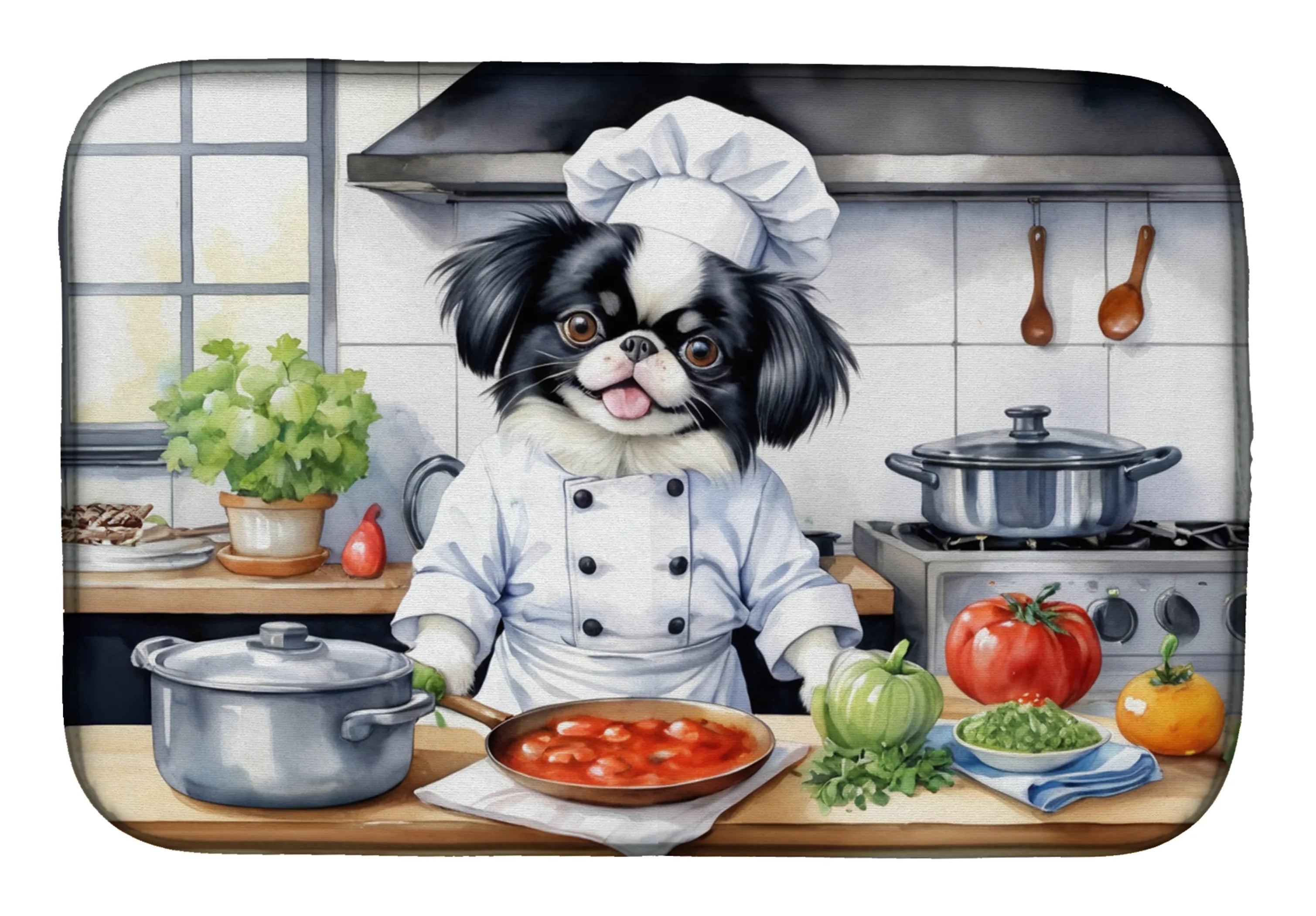 The Dog Chef Dish Drying Mat - Size: 14  X 21" | Pack Of: 1 | Collection name: The dog chef