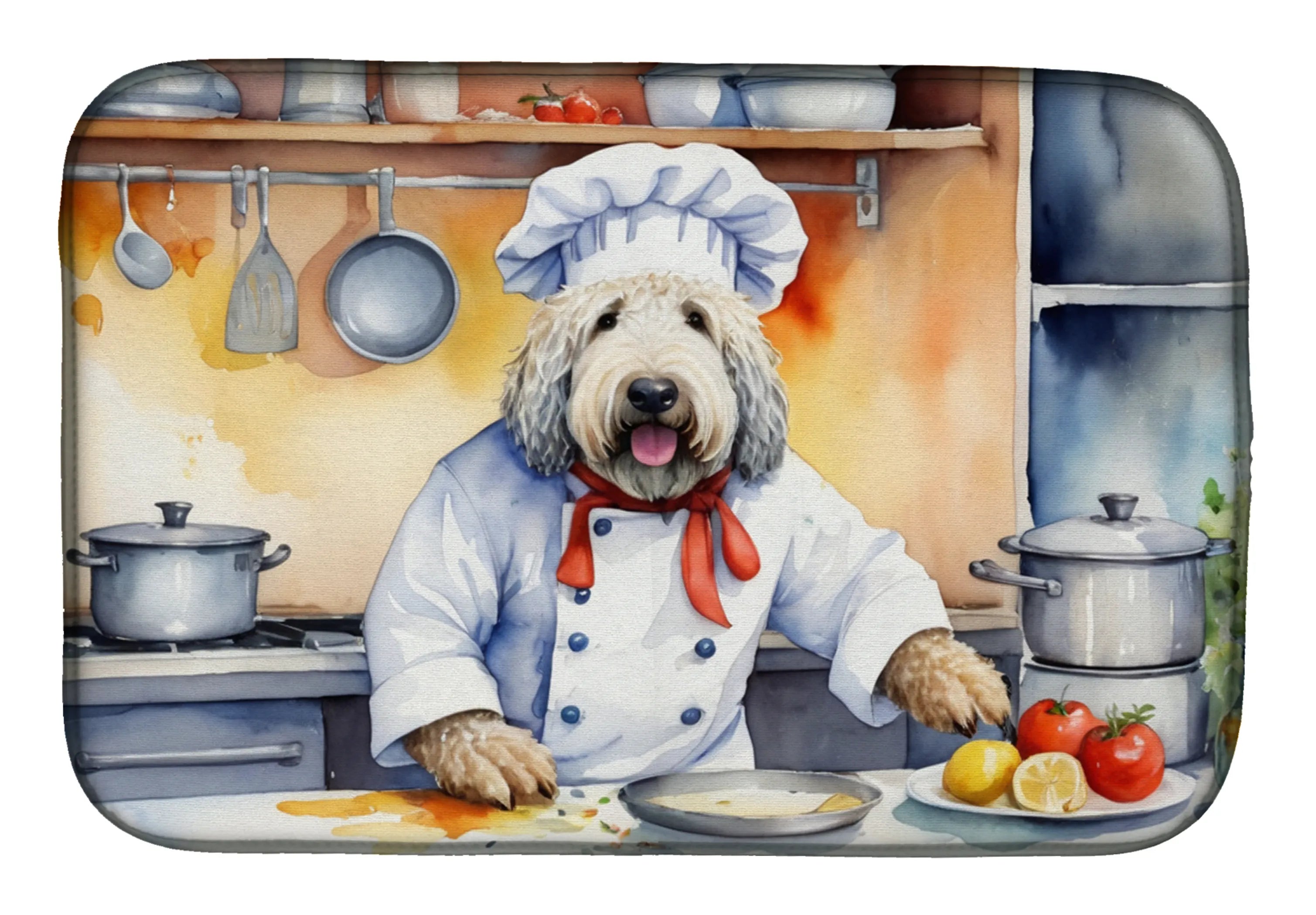 The Dog Chef Dish Drying Mat - Size: 14  X 21" | Pack Of: 1 | Collection name: The dog chef