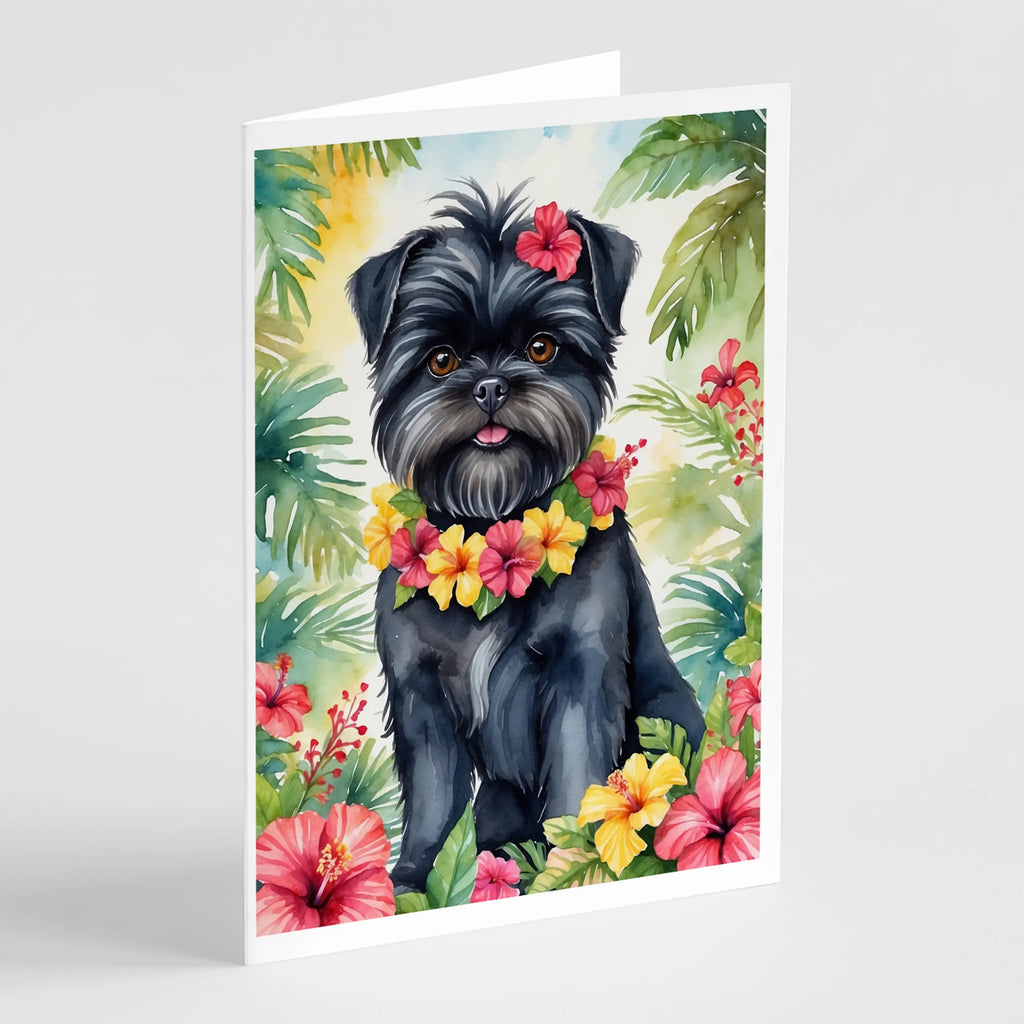 Luau Party Greeting Cards  - Size: 5X7 | Pack Of: 8 | Collection name: Luau party