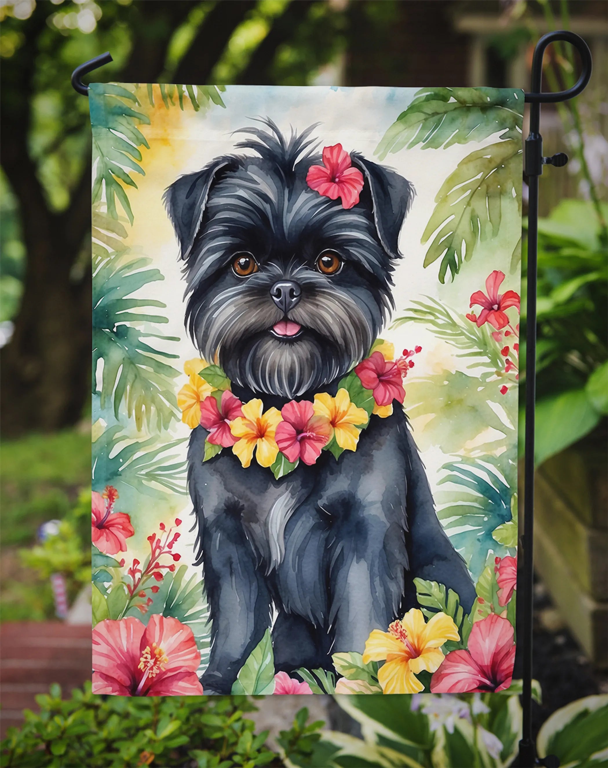 Luau Party Decorative Flag - Size: GARDEN SIZE | Pack Of: 1 | Collection name: Luau party