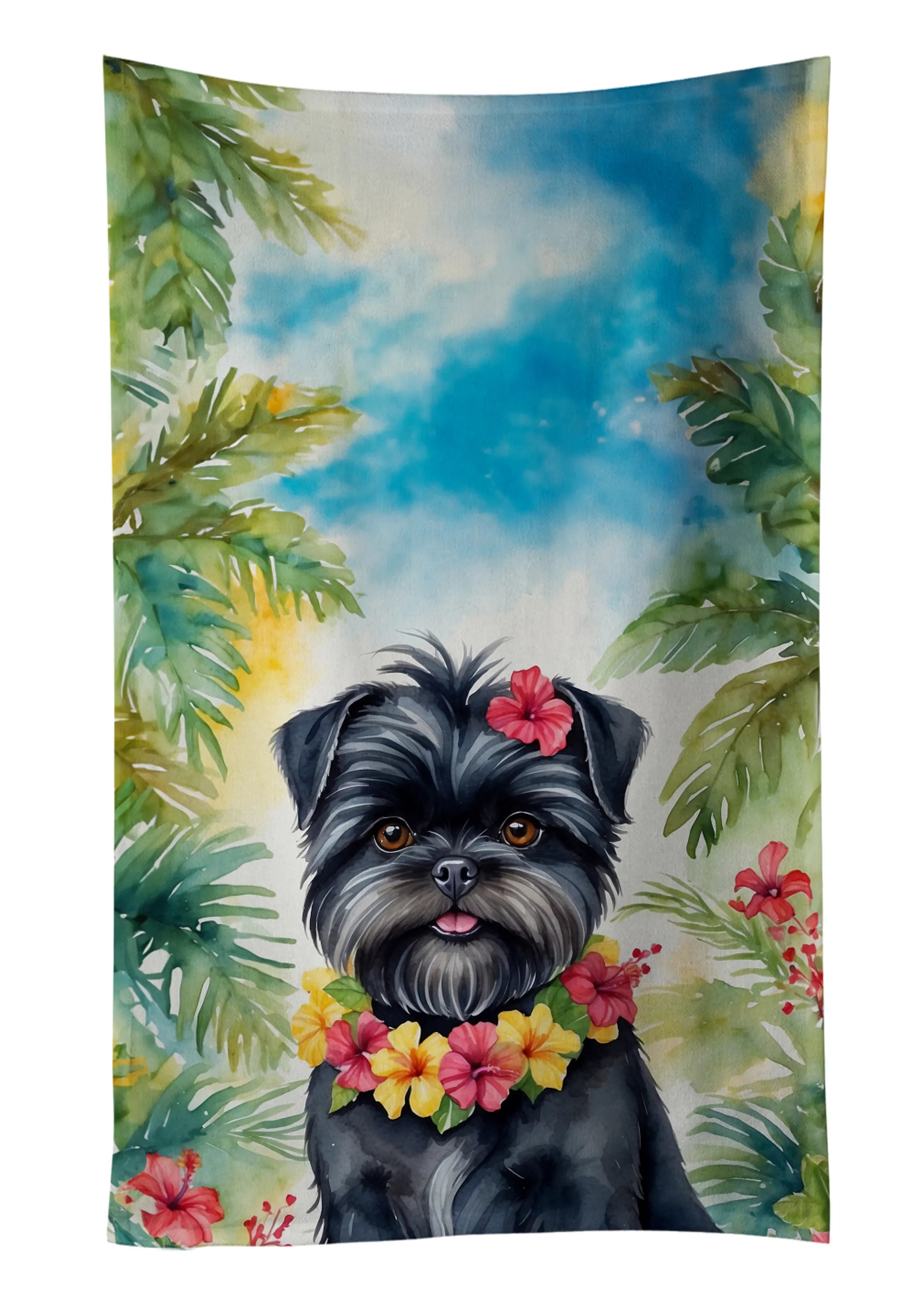 Luau Party Kitchen Towel - Size: 25HX15W | Pack Of: 1 | Collection name: Luau party