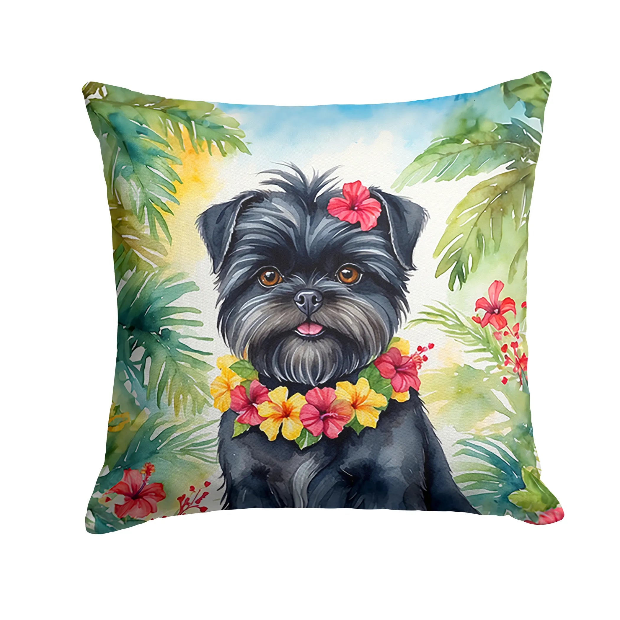 Luau Party Throw Pillow - Size: 14HX14W | Pack Of: 1 | Collection name: Luau party