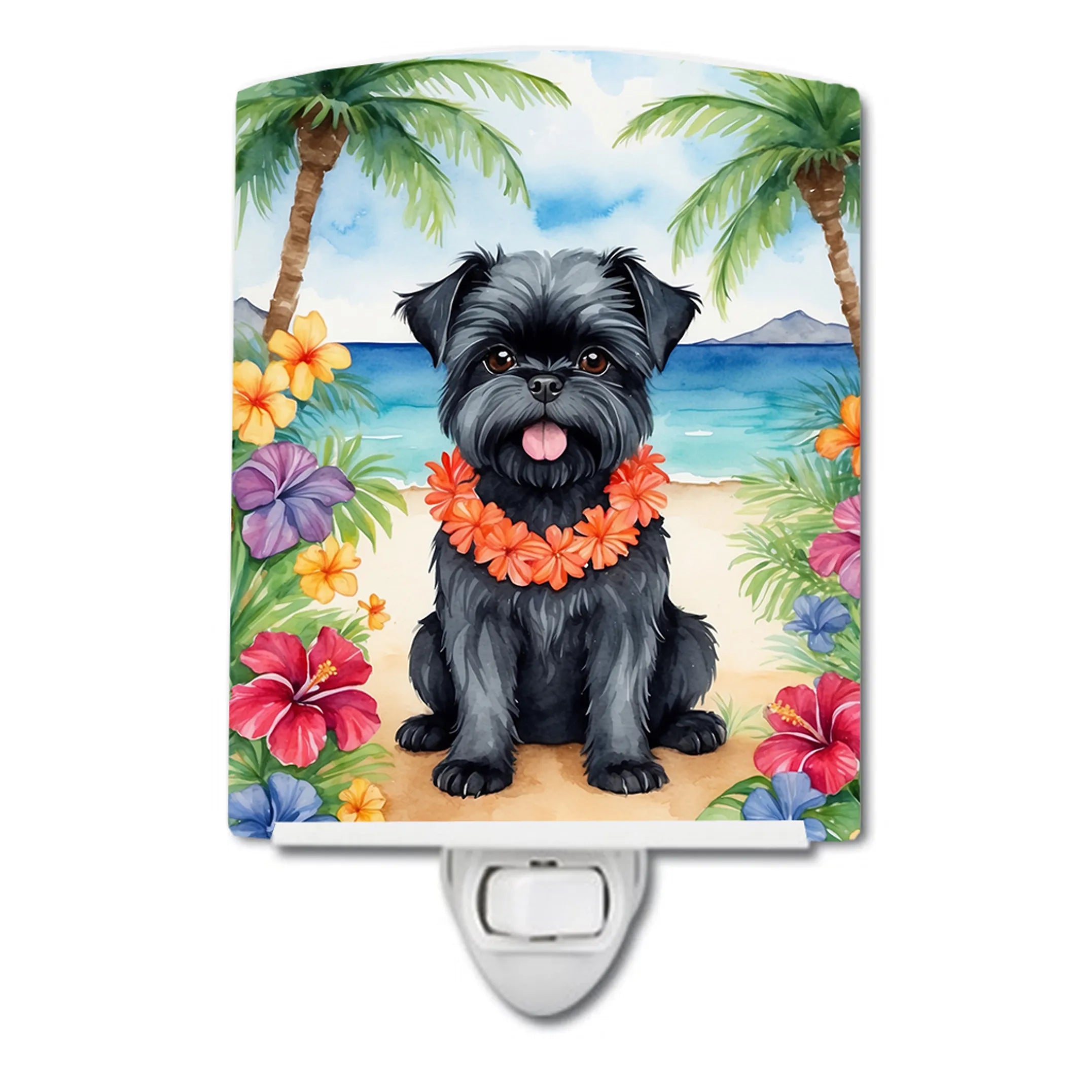 Luau Party Ceramic Night Light - Pack Of: 1 | Collection name: Luau party