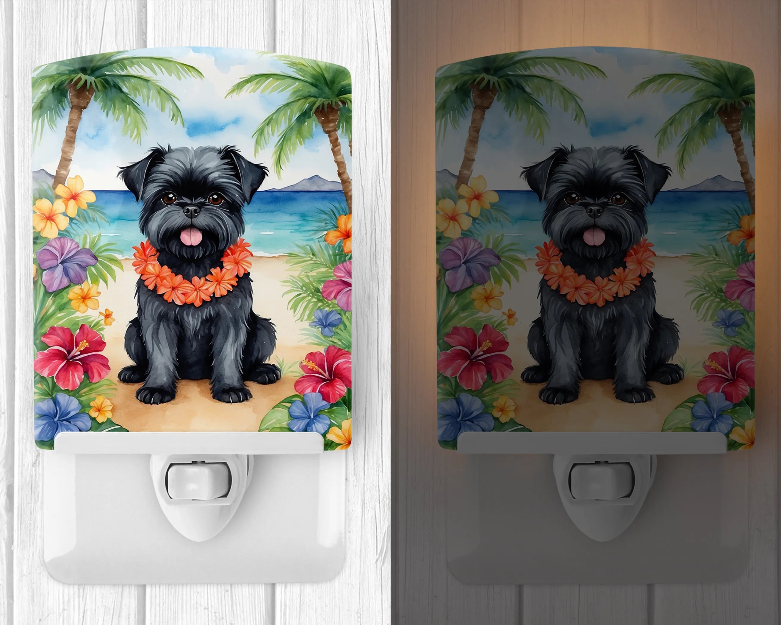Luau Party Ceramic Night Light - Pack Of: 1 | Collection name: Luau party