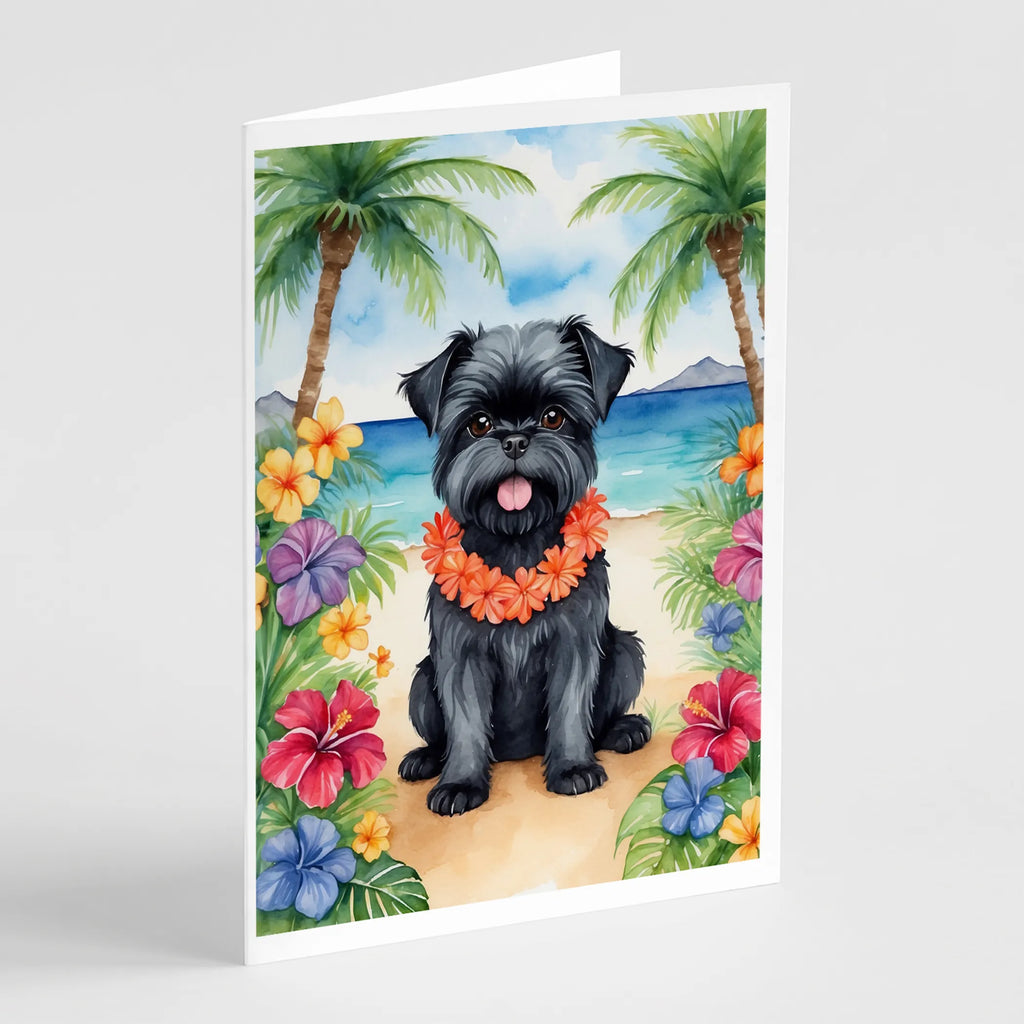 Luau Party Greeting Cards  - Size: 5X7 | Pack Of: 8 | Collection name: Luau party