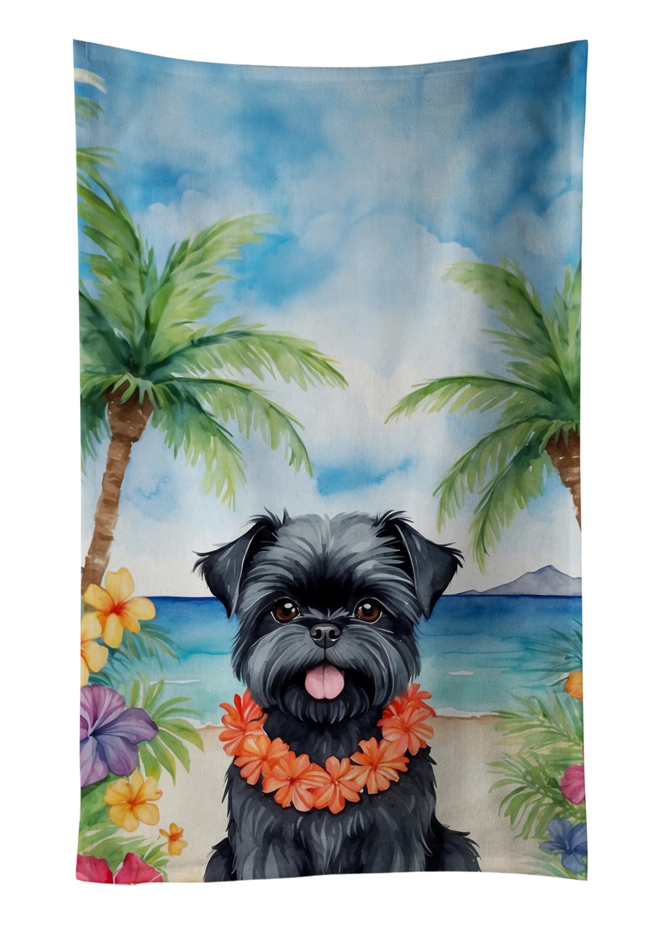 Luau Party Kitchen Towel - Size: 25HX15W | Pack Of: 1 | Collection name: Luau party