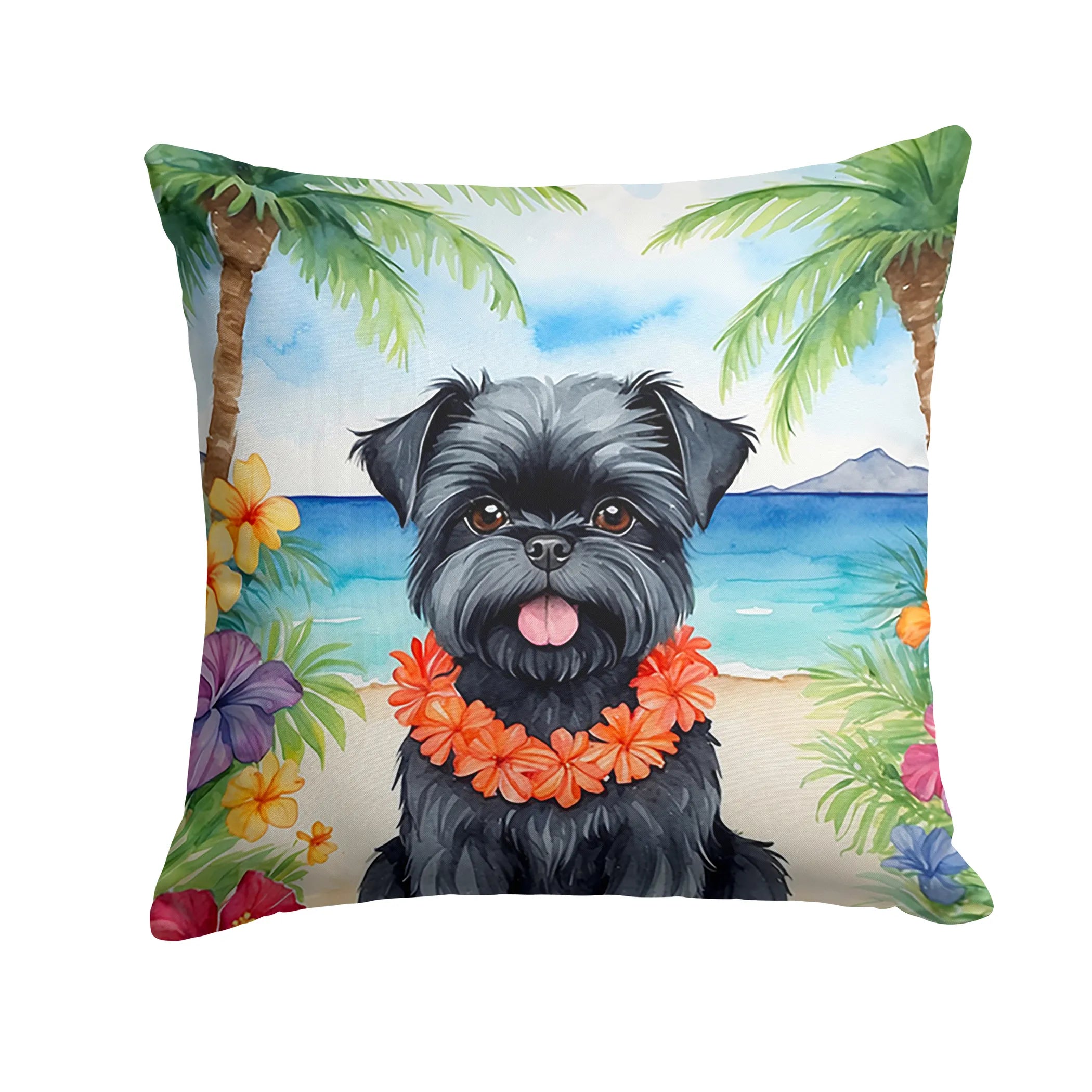 Luau Party Throw Pillow - Size: 14HX14W | Pack Of: 1 | Collection name: Luau party