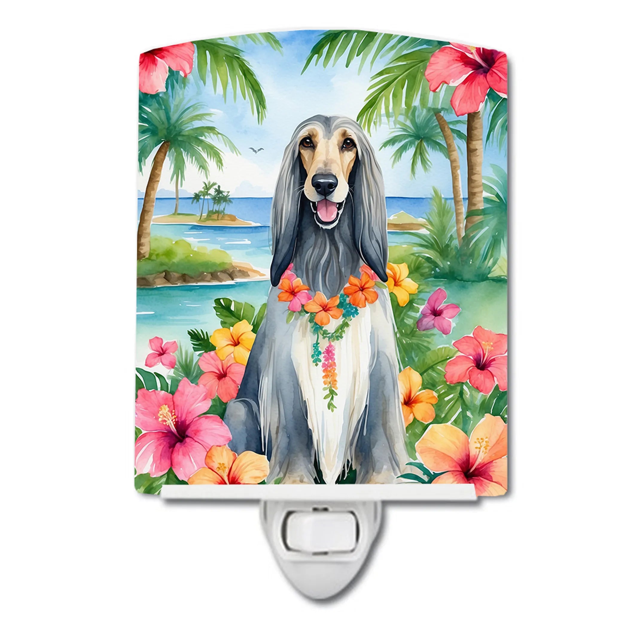 Luau Party Ceramic Night Light - Pack Of: 1 | Collection name: Luau party