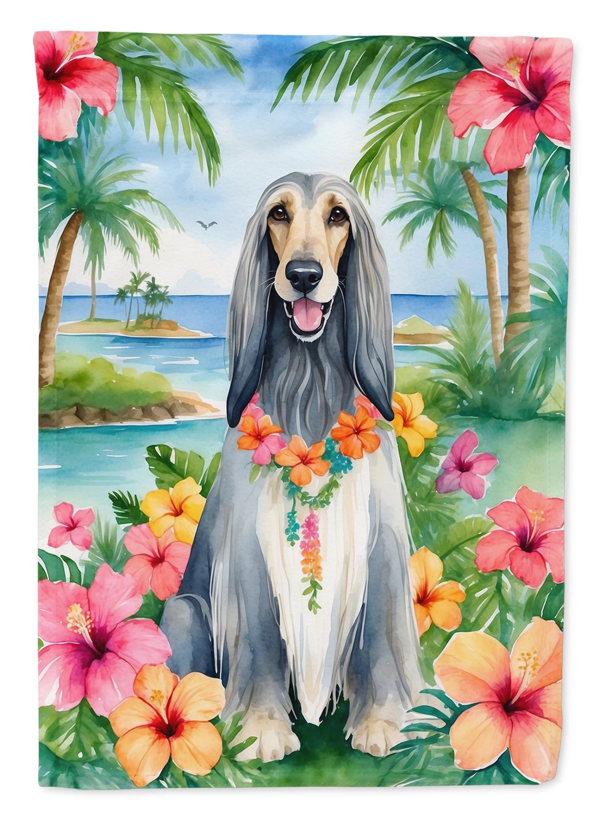 Luau Party Decorative Flag - Size: GARDEN SIZE | Pack Of: 1 | Collection name: Luau party