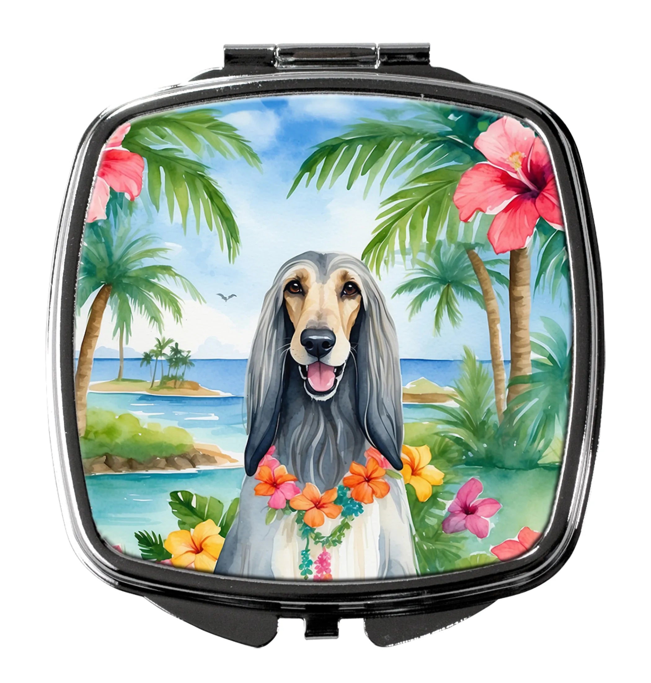 Luau Party Compact Mirror - Pack Of: 1 | Collection name: Luau party