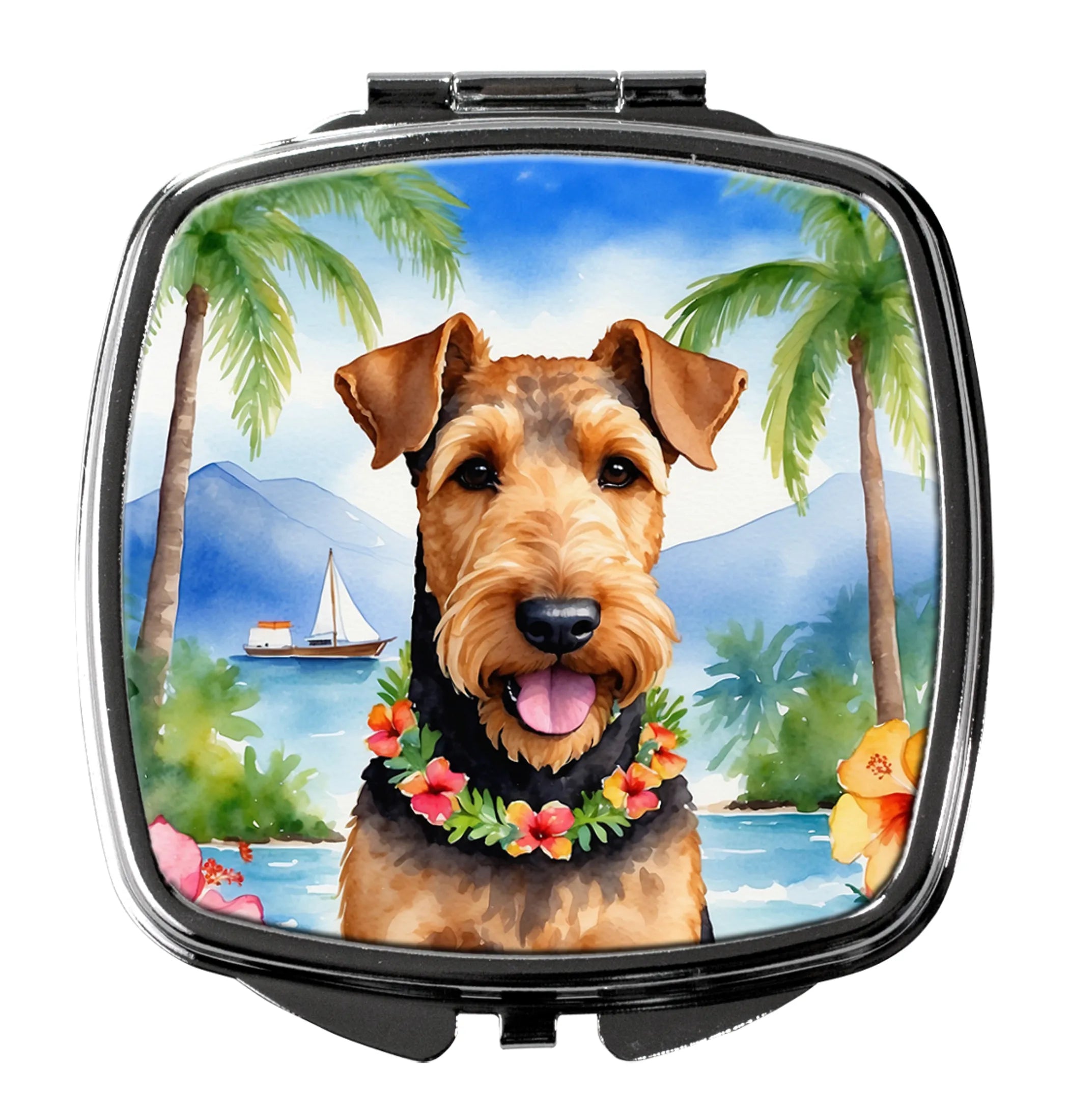 Luau Party Compact Mirror - Pack Of: 1 | Collection name: Luau party