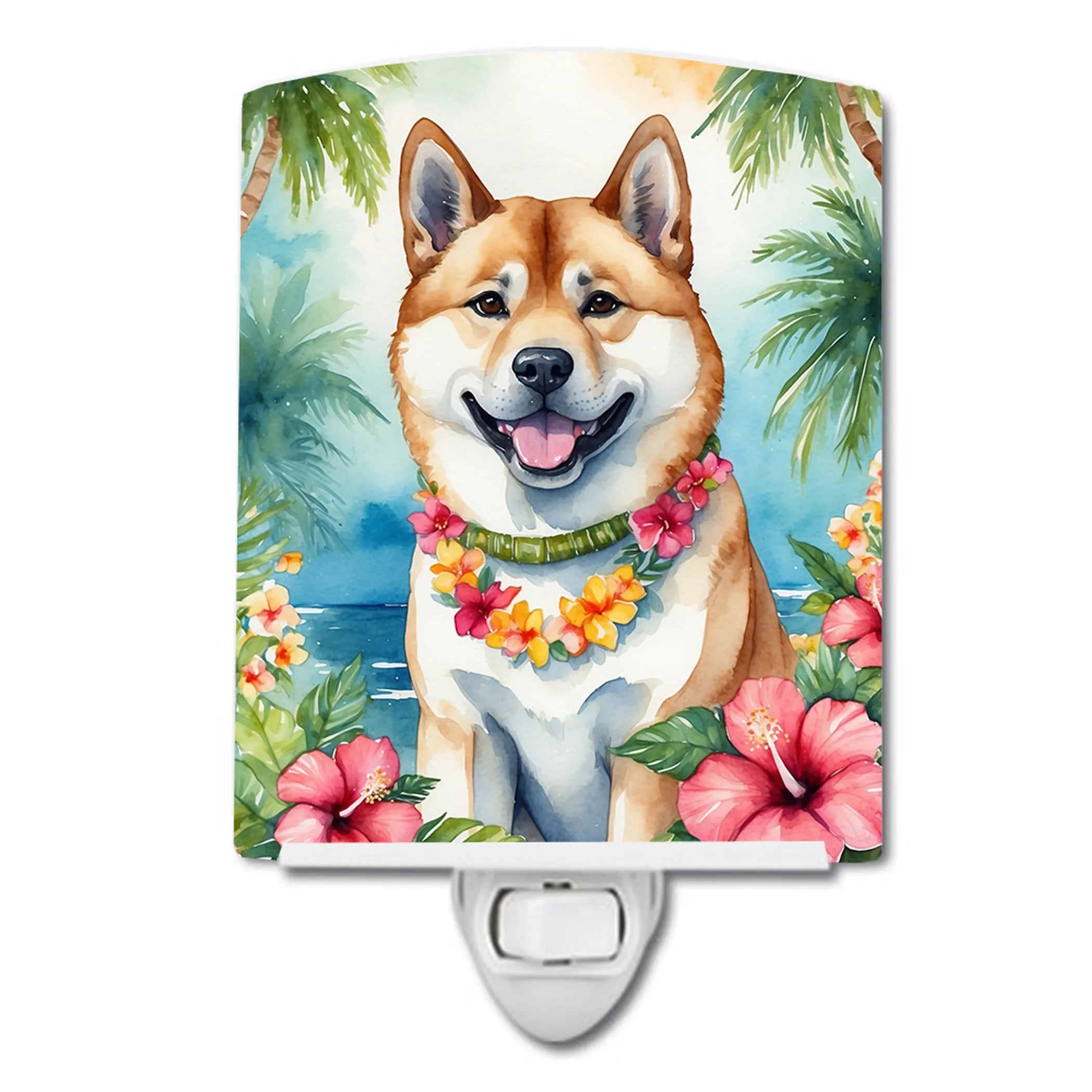 Luau Party Ceramic Night Light - Pack Of: 1 | Collection name: Luau party