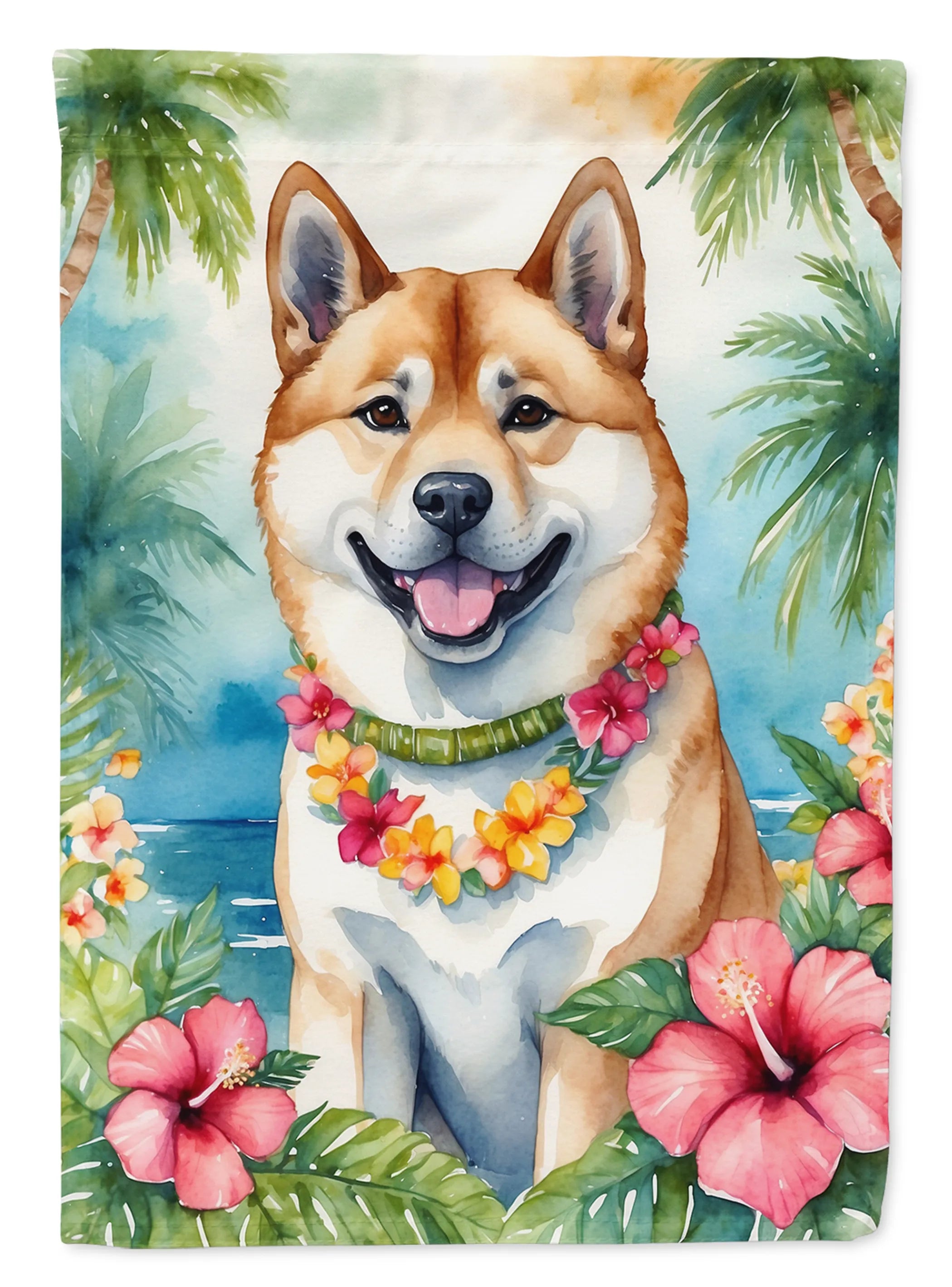 Luau Party Decorative Flag - Size: GARDEN SIZE | Pack Of: 1 | Collection name: Luau party