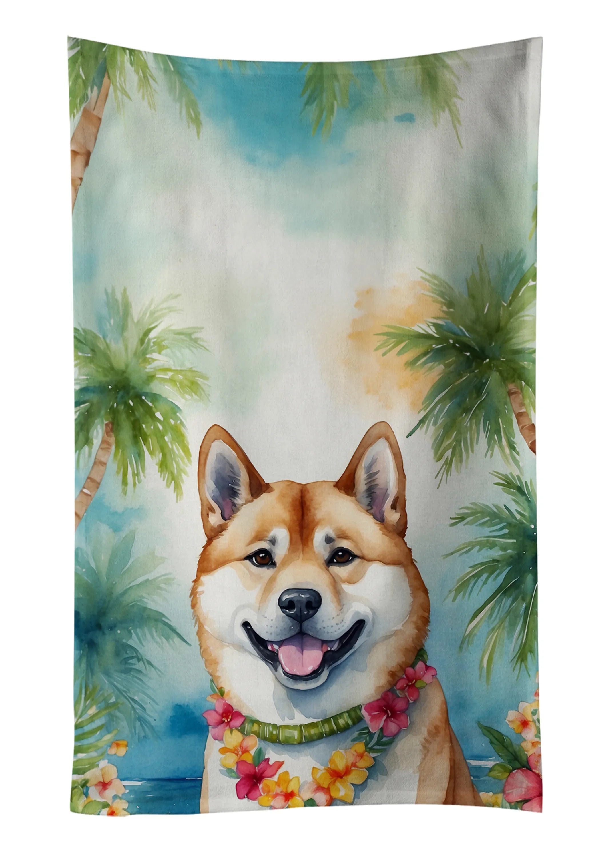 Luau Party Kitchen Towel - Size: 25HX15W | Pack Of: 1 | Collection name: Luau party