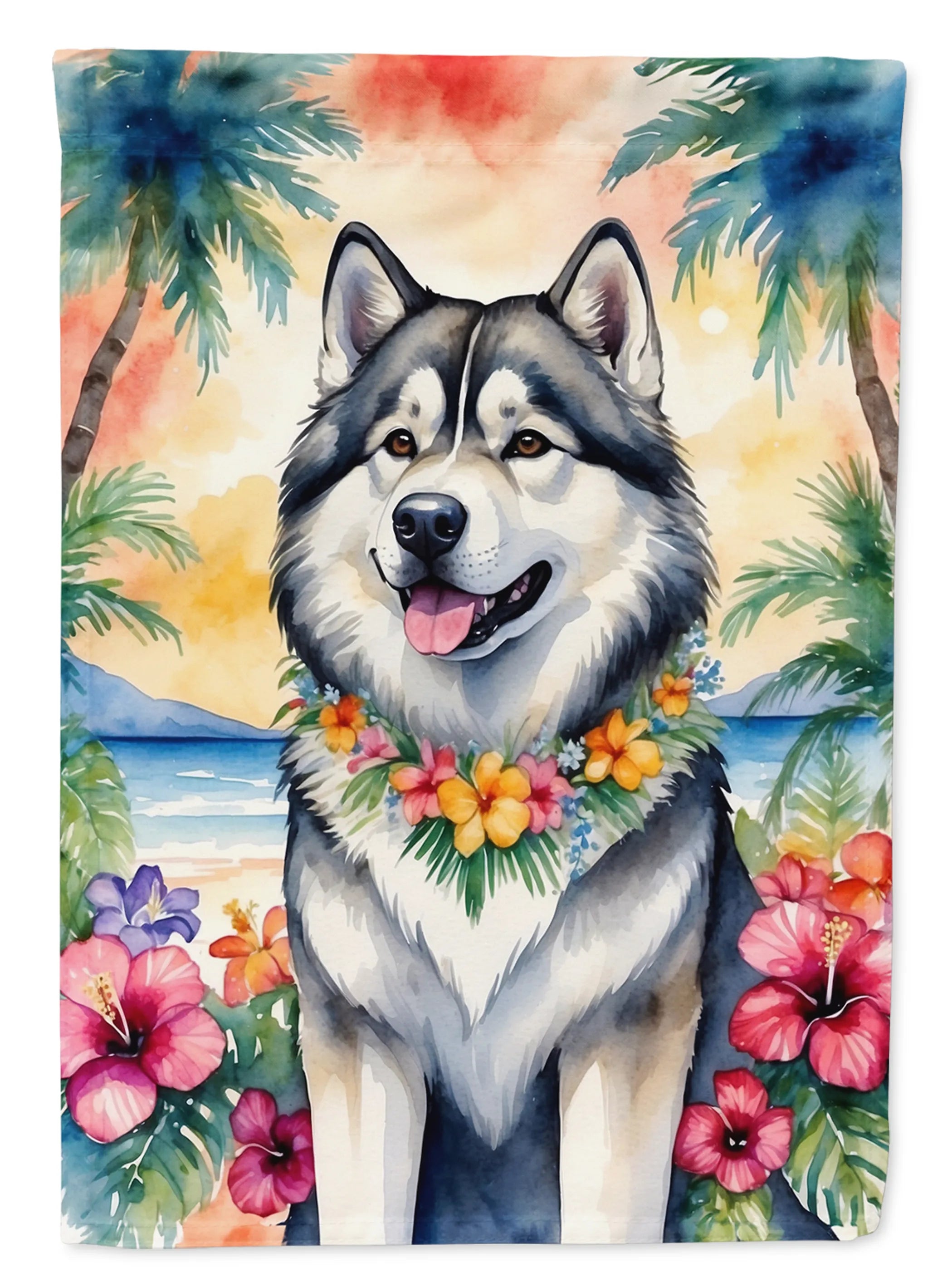 Luau Party Decorative Flag - Size: GARDEN SIZE | Pack Of: 1 | Collection name: Luau party