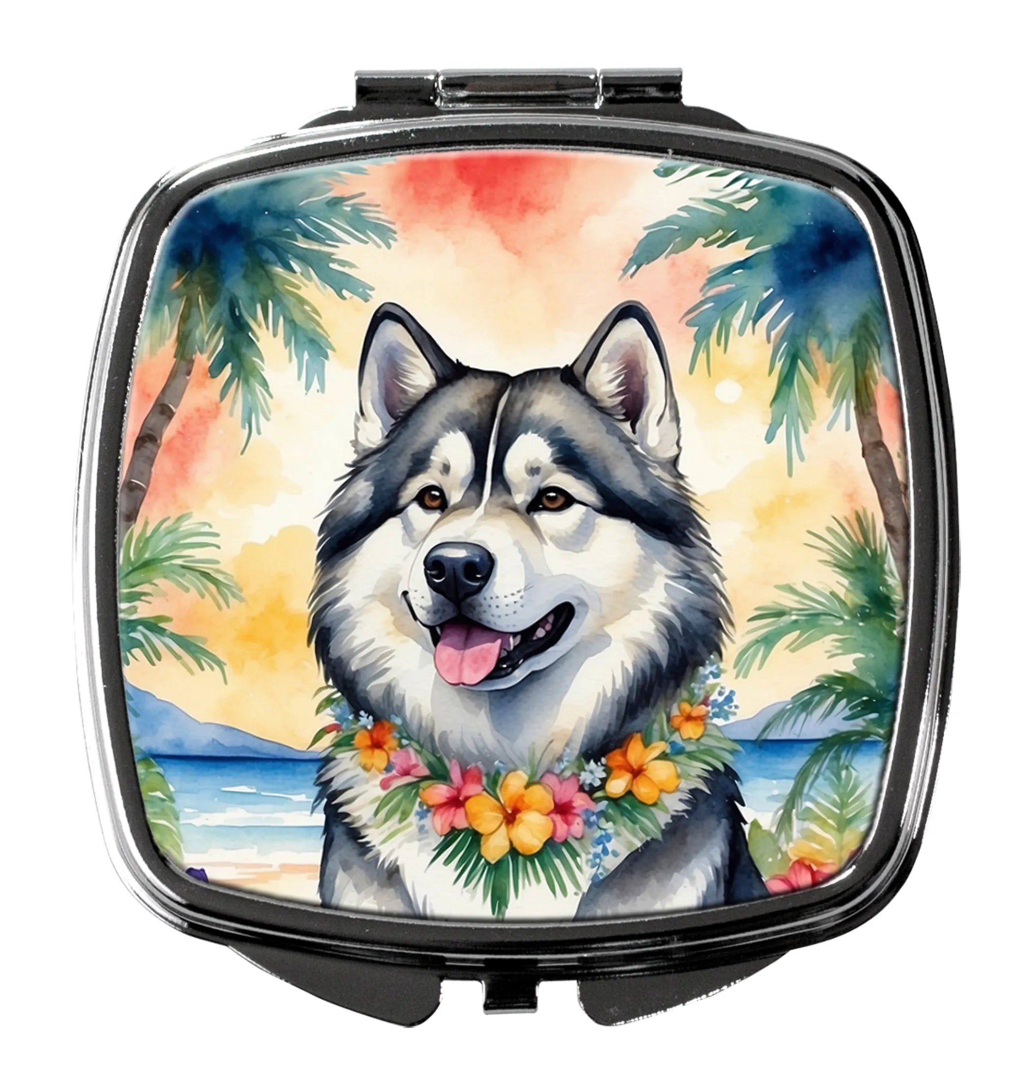 Luau Party Compact Mirror - Pack Of: 1 | Collection name: Luau party