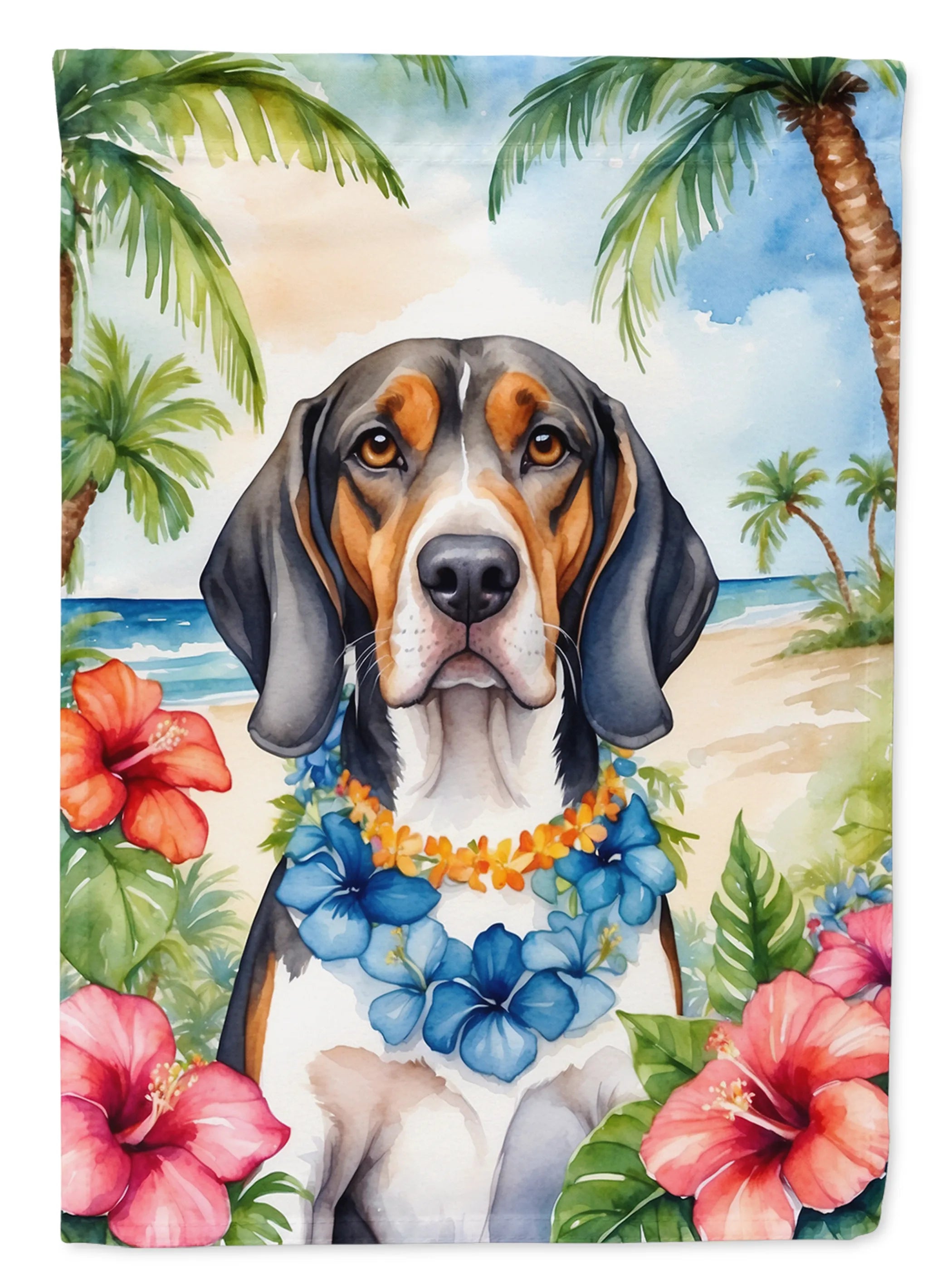Luau Party Decorative Flag - Size: GARDEN SIZE | Pack Of: 1 | Collection name: Luau party