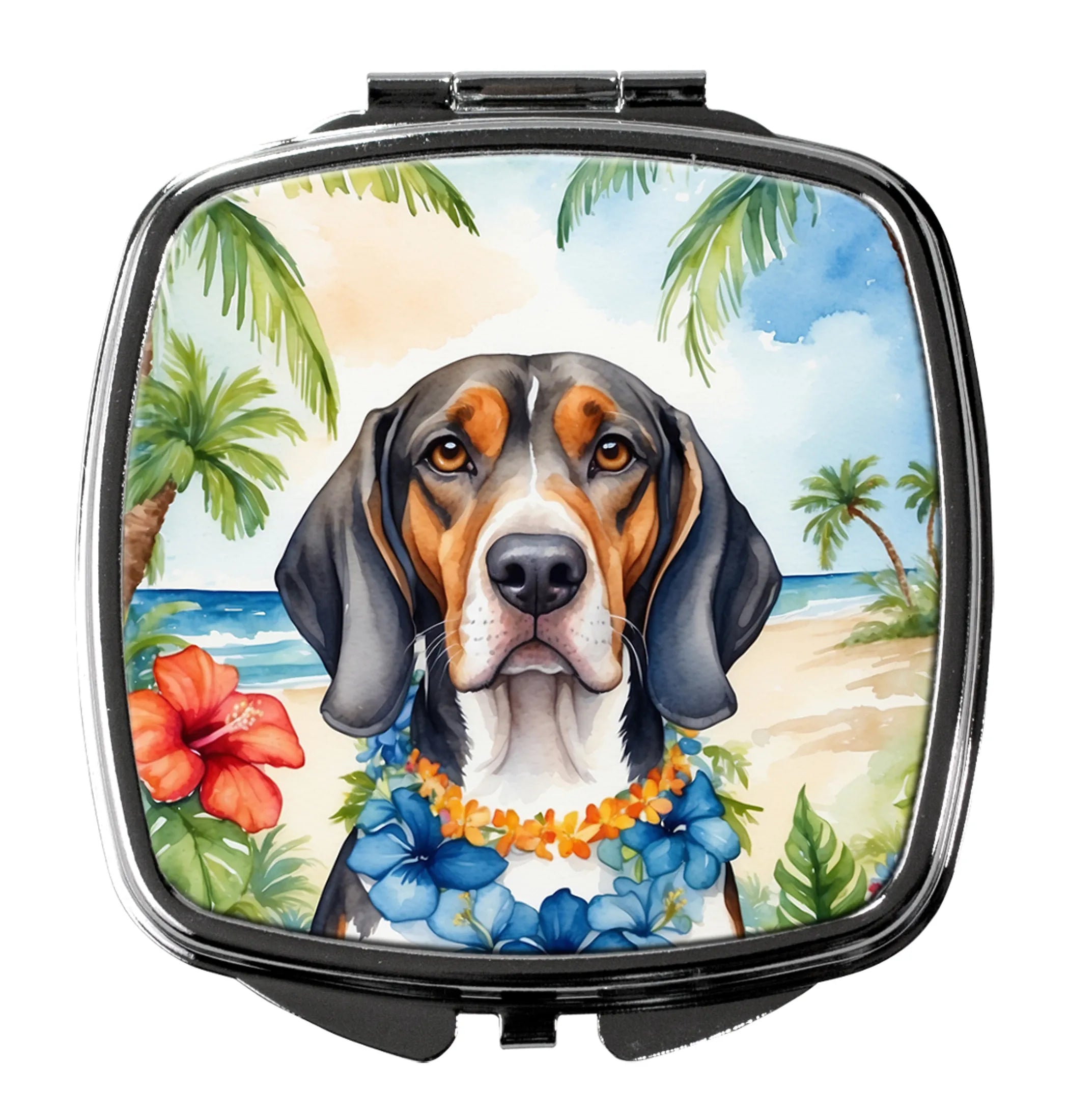 Luau Party Compact Mirror - Pack Of: 1 | Collection name: Luau party