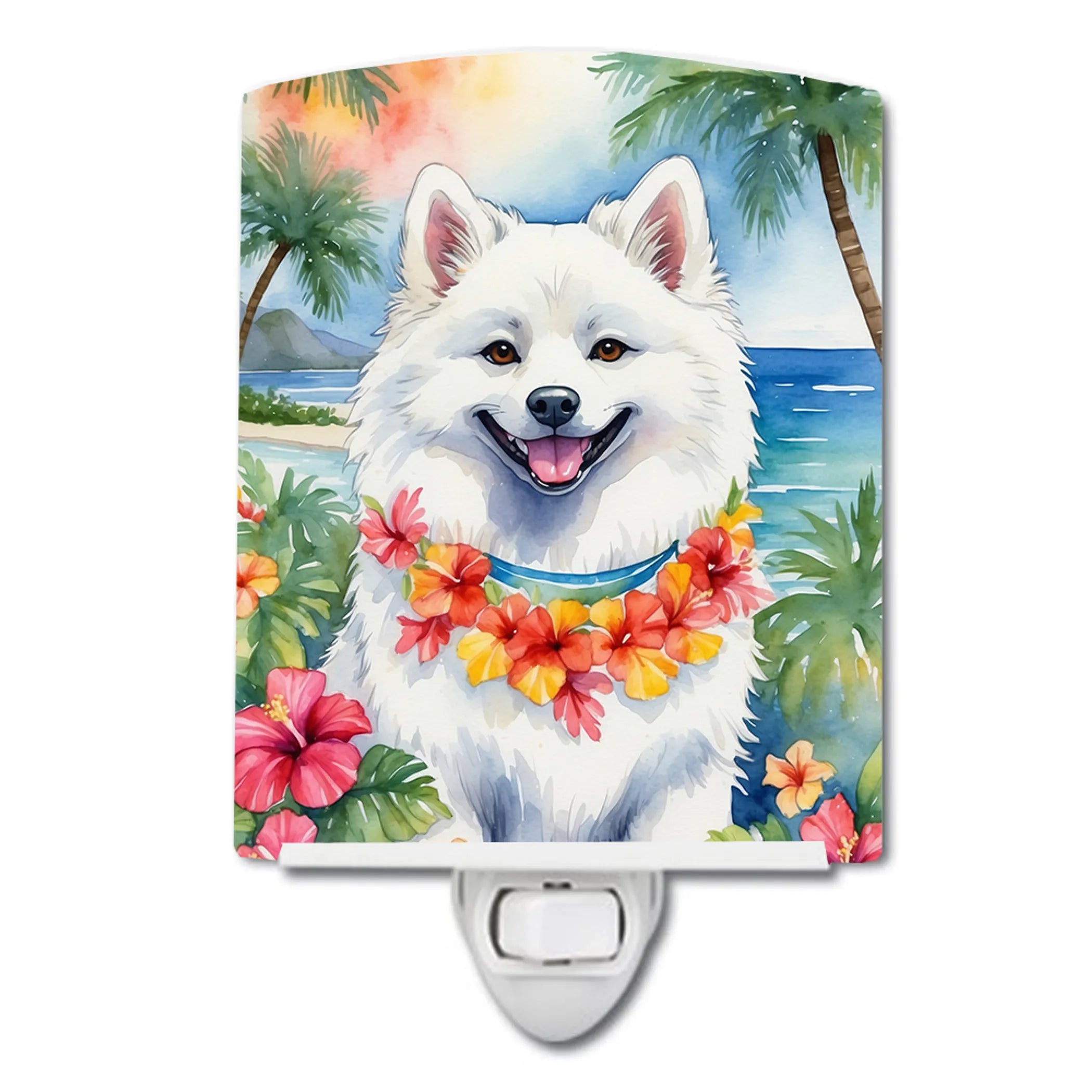 Luau Party Ceramic Night Light - Pack Of: 1 | Collection name: Luau party