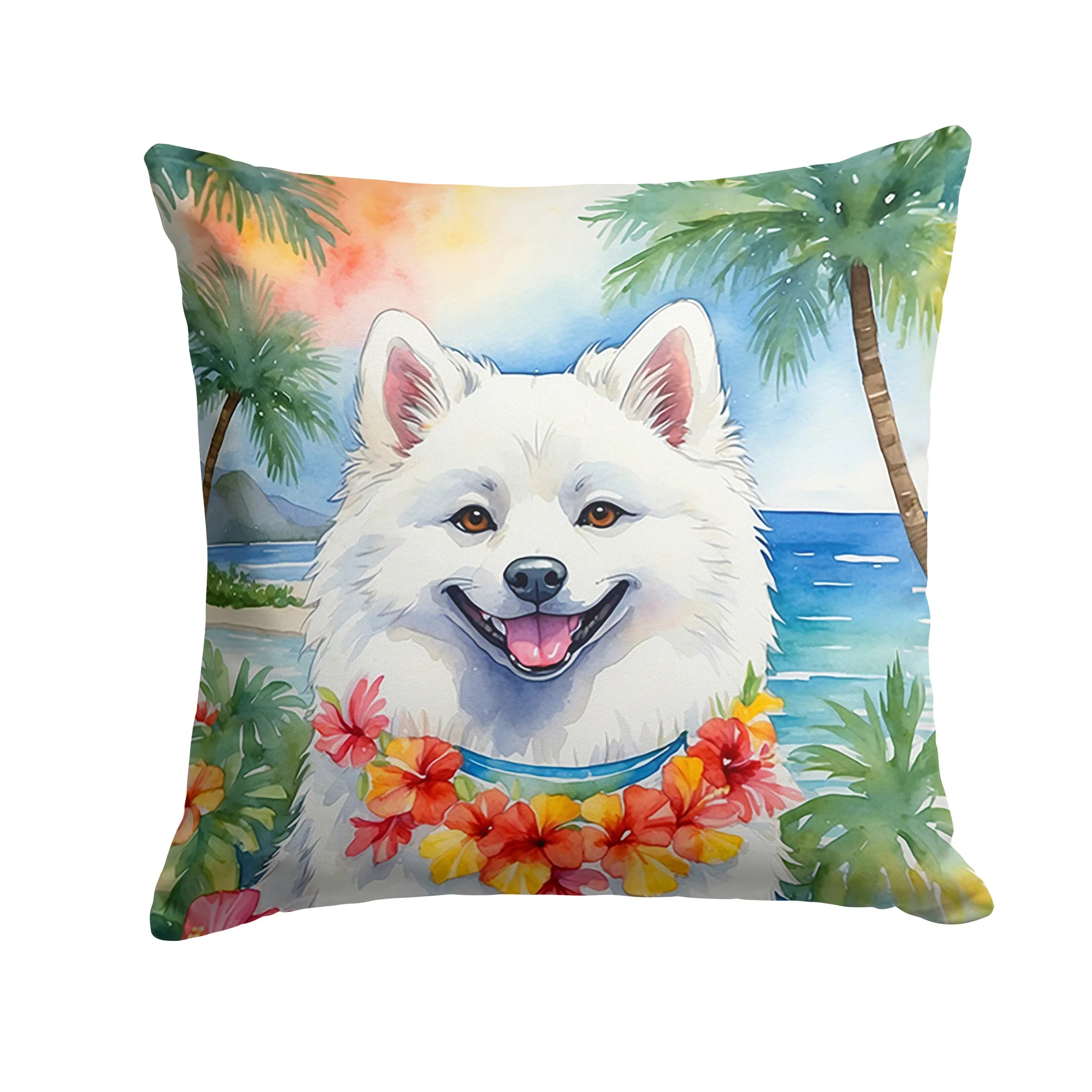 Luau Party Throw Pillow - Size: 14HX14W | Pack Of: 1 | Collection name: Luau party
