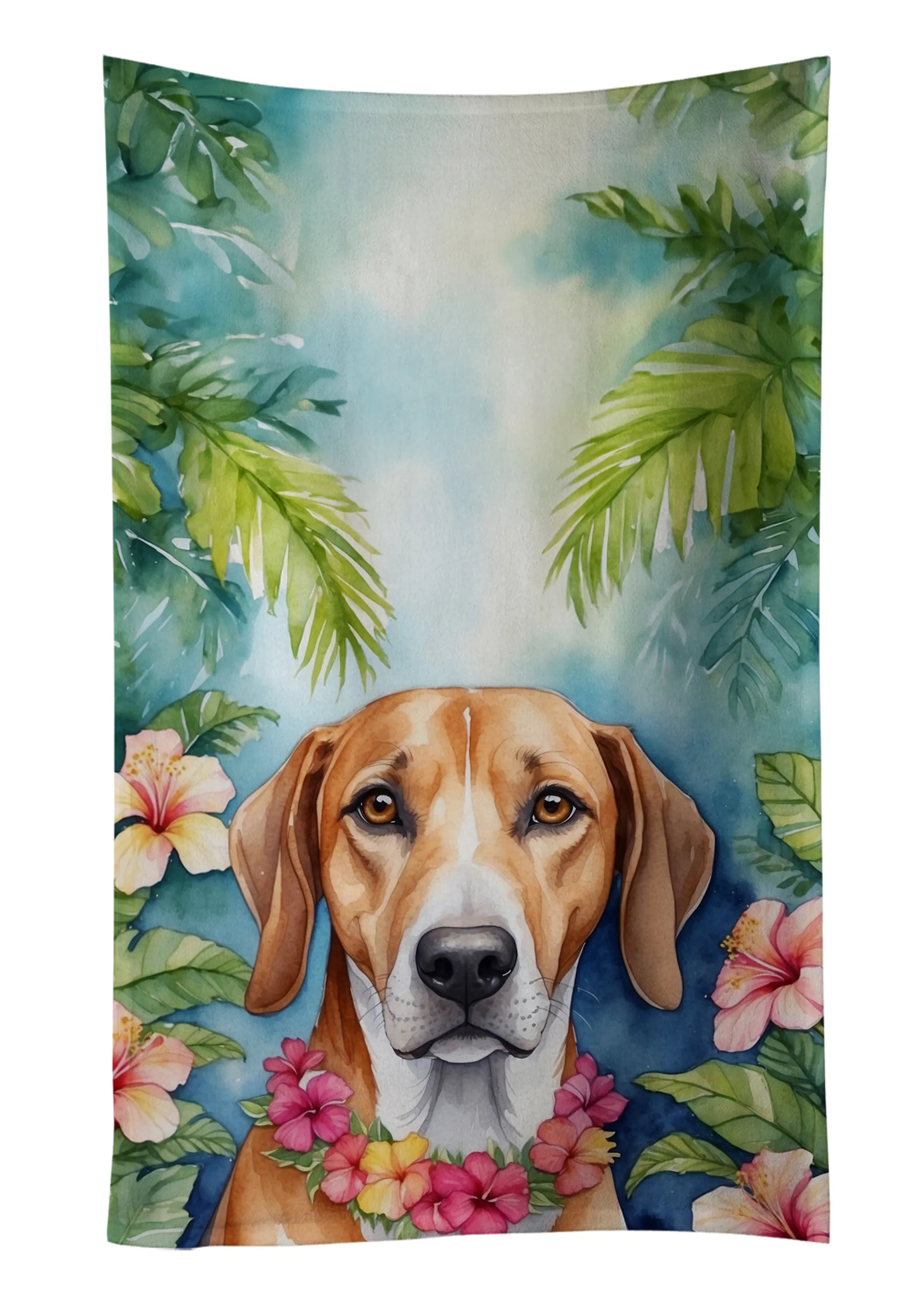 Luau Party Kitchen Towel - Size: 25HX15W | Pack Of: 1 | Collection name: Luau party