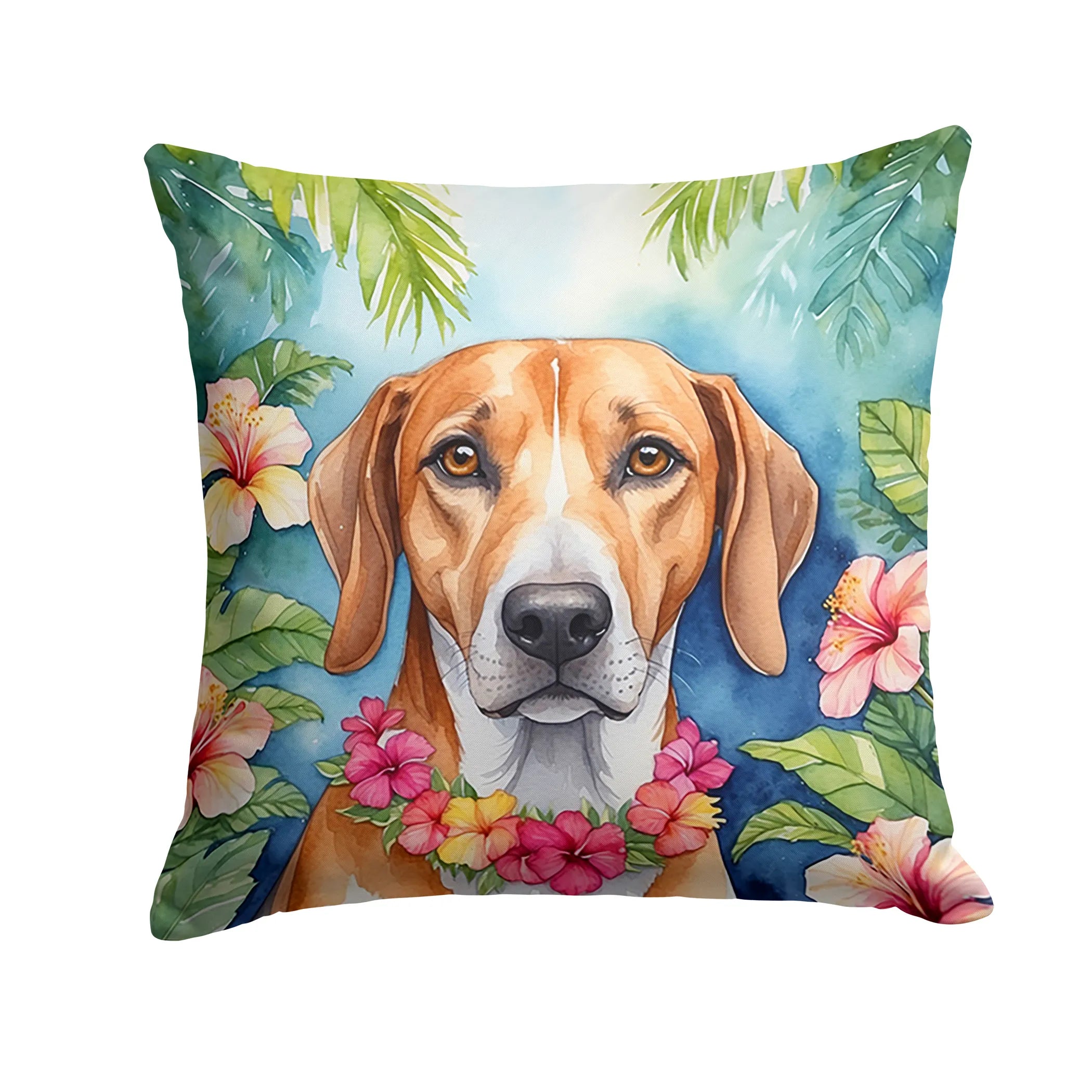 Luau Party Throw Pillow - Size: 14HX14W | Pack Of: 1 | Collection name: Luau party