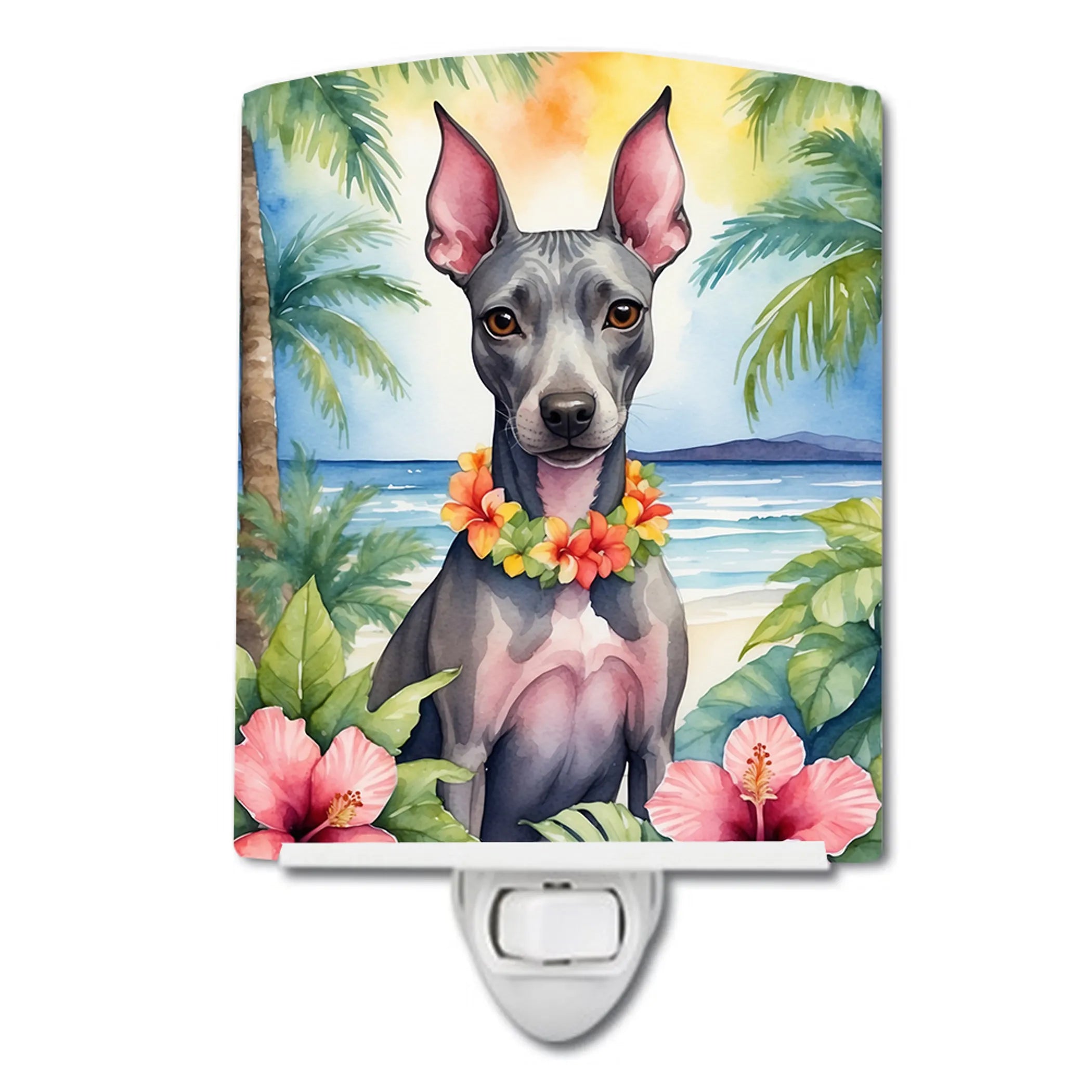 Luau Party Ceramic Night Light - Pack Of: 1 | Collection name: Luau party