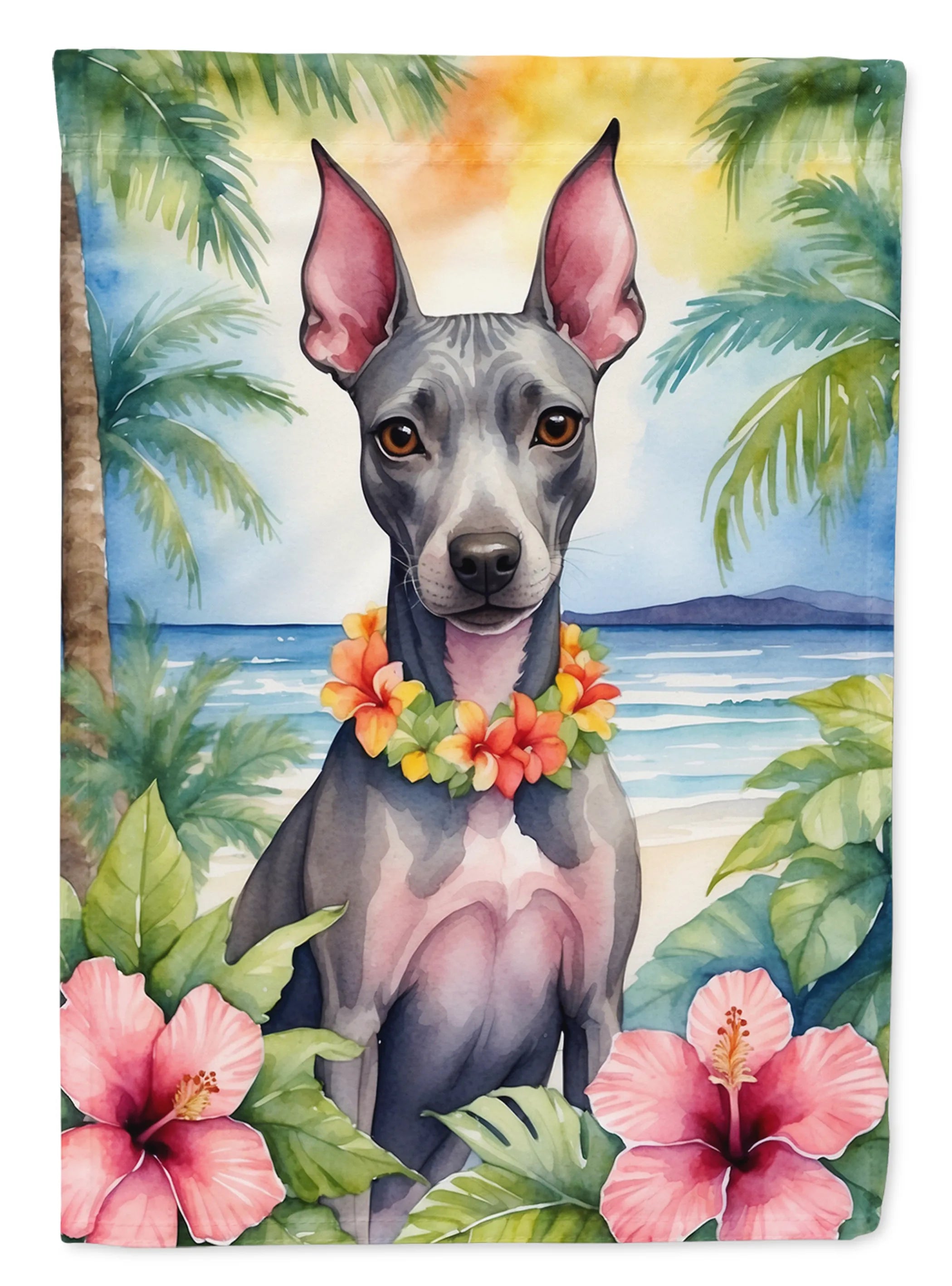 Luau Party Decorative Flag - Size: GARDEN SIZE | Pack Of: 1 | Collection name: Luau party