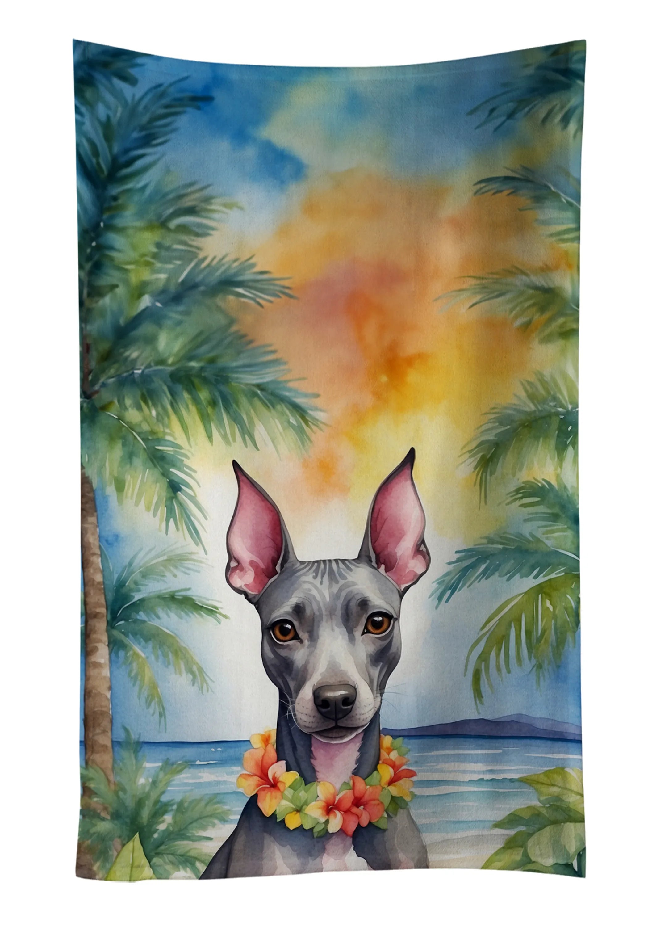 Luau Party Kitchen Towel - Size: 25HX15W | Pack Of: 1 | Collection name: Luau party