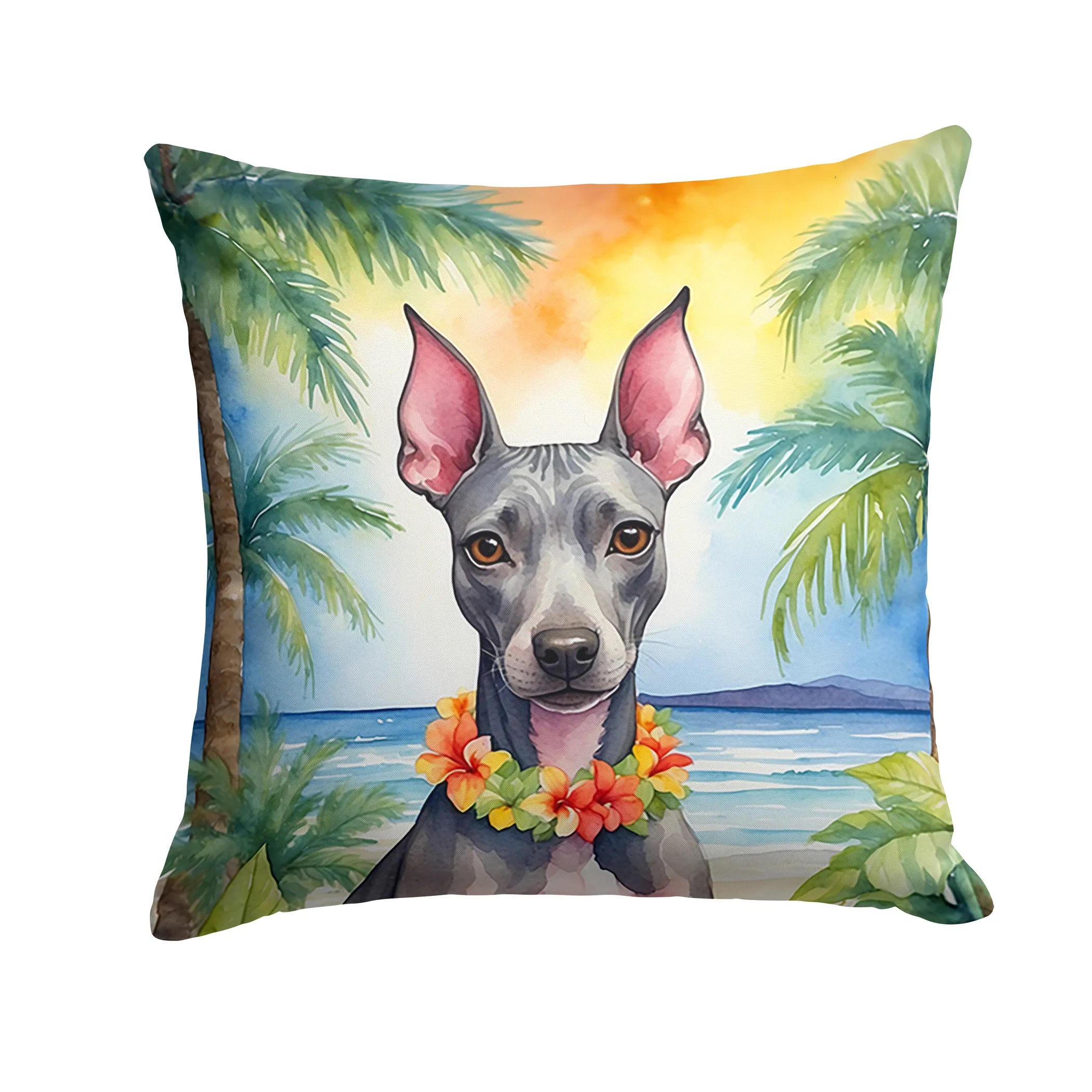 Luau Party Throw Pillow - Size: 14HX14W | Pack Of: 1 | Collection name: Luau party