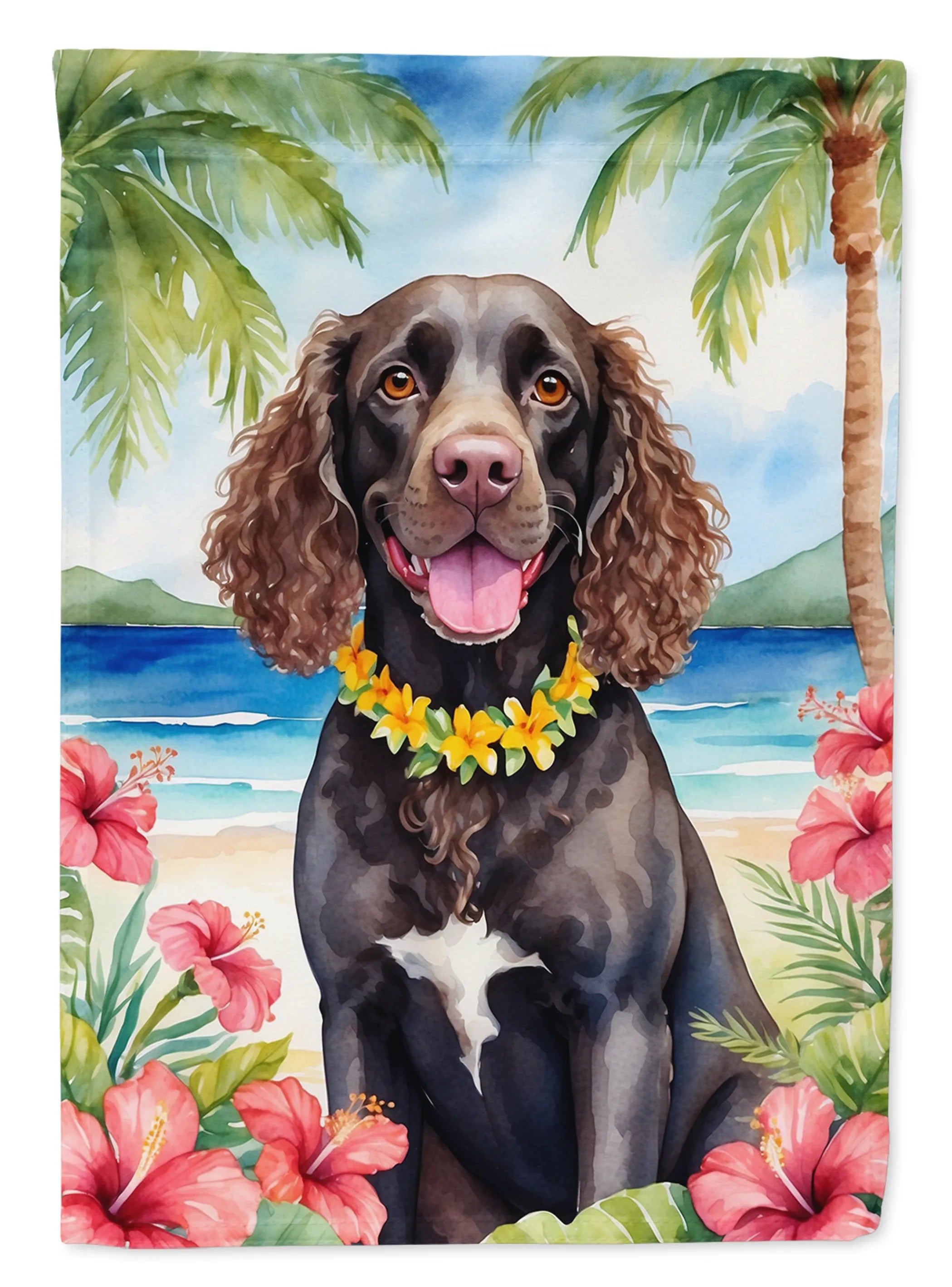 Luau Party Decorative Flag - Size: GARDEN SIZE | Pack Of: 1 | Collection name: Luau party