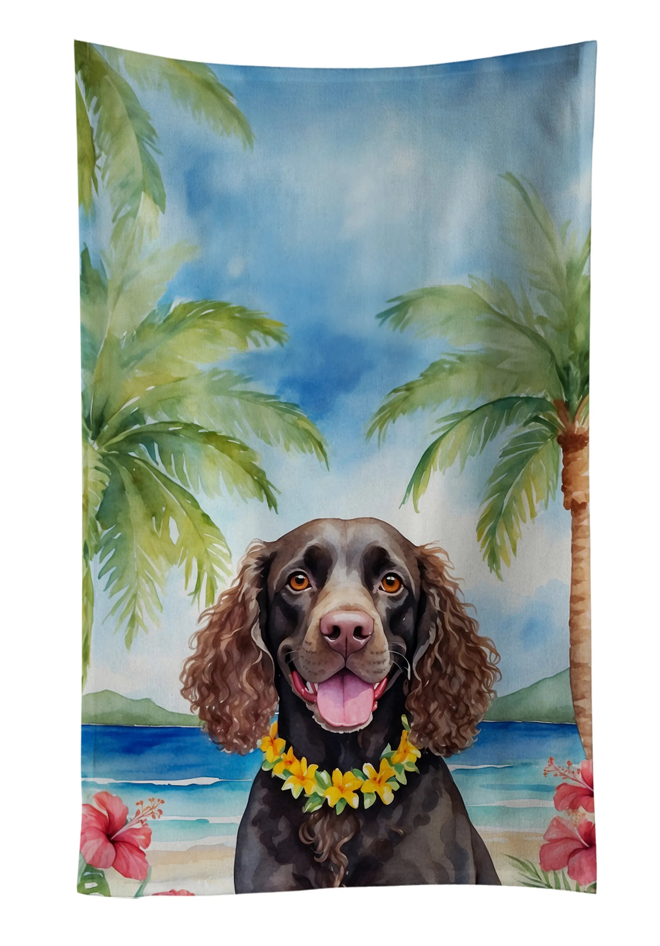 Luau Party Kitchen Towel - Size: 25HX15W | Pack Of: 1 | Collection name: Luau party
