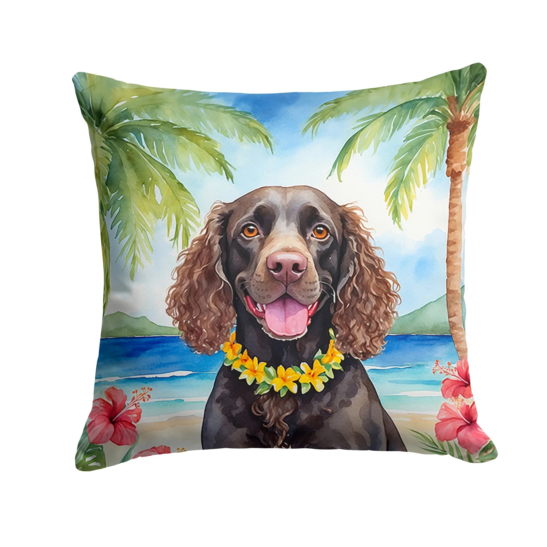 Luau Party Throw Pillow - Size: 14HX14W | Pack Of: 1 | Collection name: Luau party