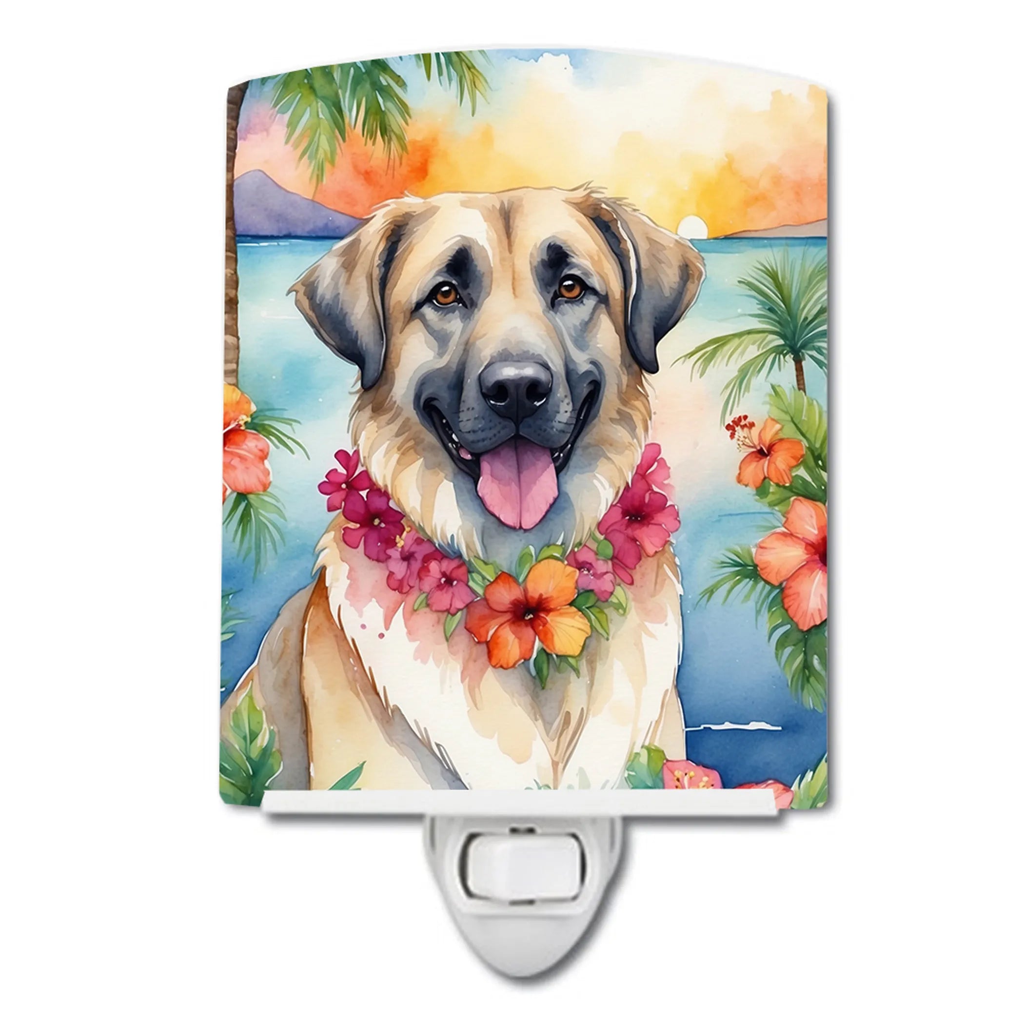 Luau Party Ceramic Night Light - Pack Of: 1 | Collection name: Luau party