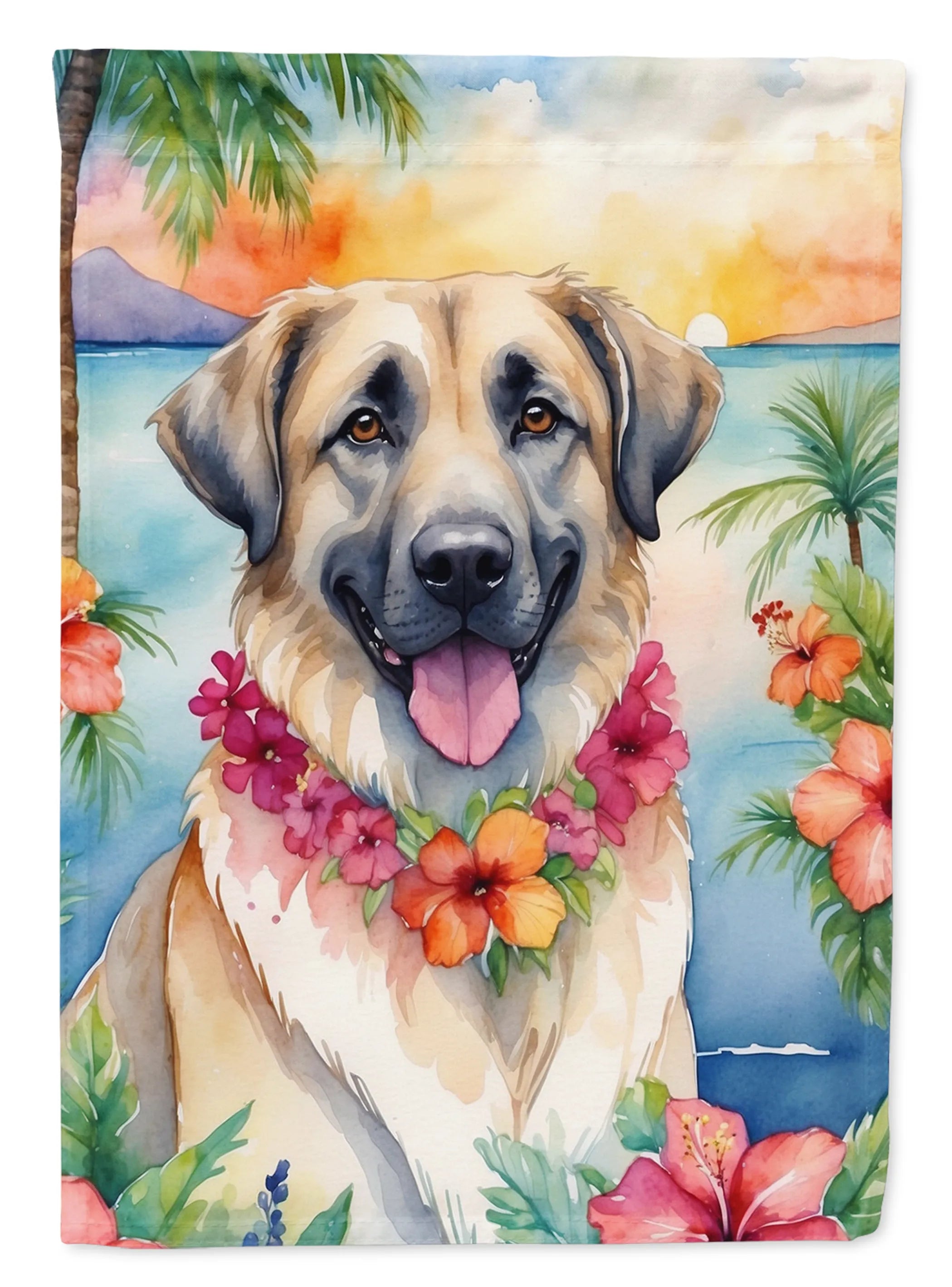 Luau Party Decorative Flag - Size: GARDEN SIZE | Pack Of: 1 | Collection name: Luau party