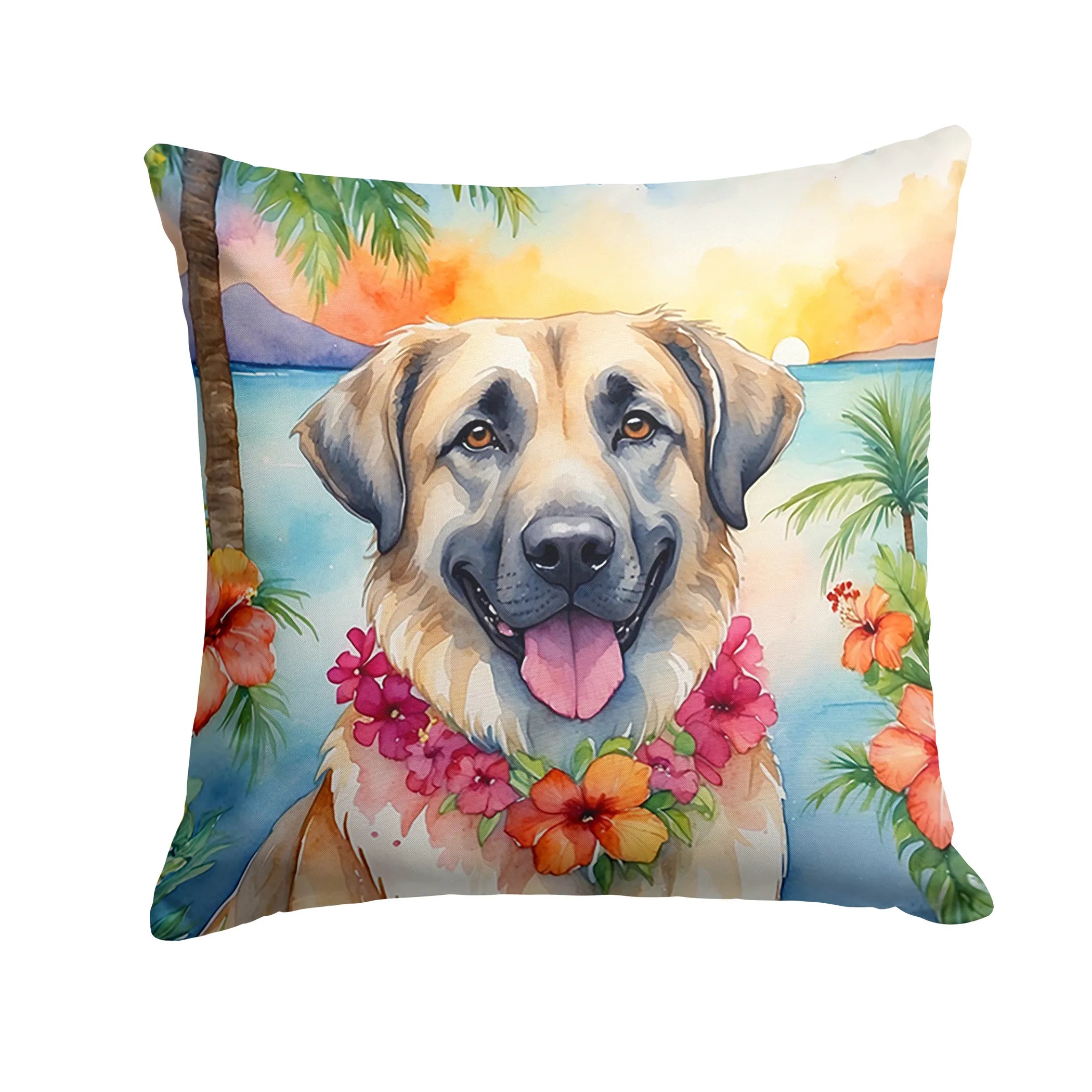 Luau Party Throw Pillow - Size: 14HX14W | Pack Of: 1 | Collection name: Luau party
