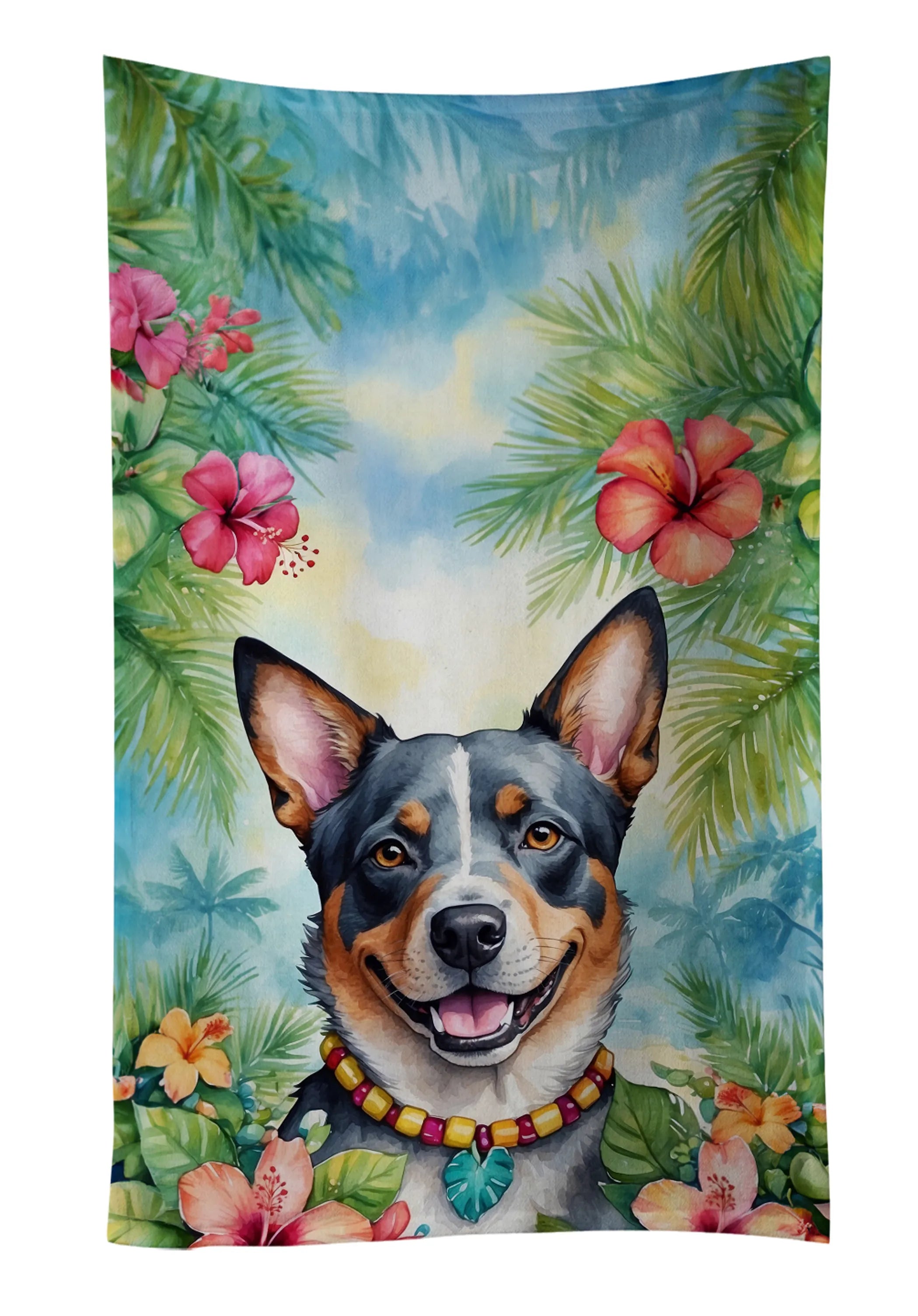 Luau Party Kitchen Towel - Size: 25HX15W | Pack Of: 1 | Collection name: Luau party