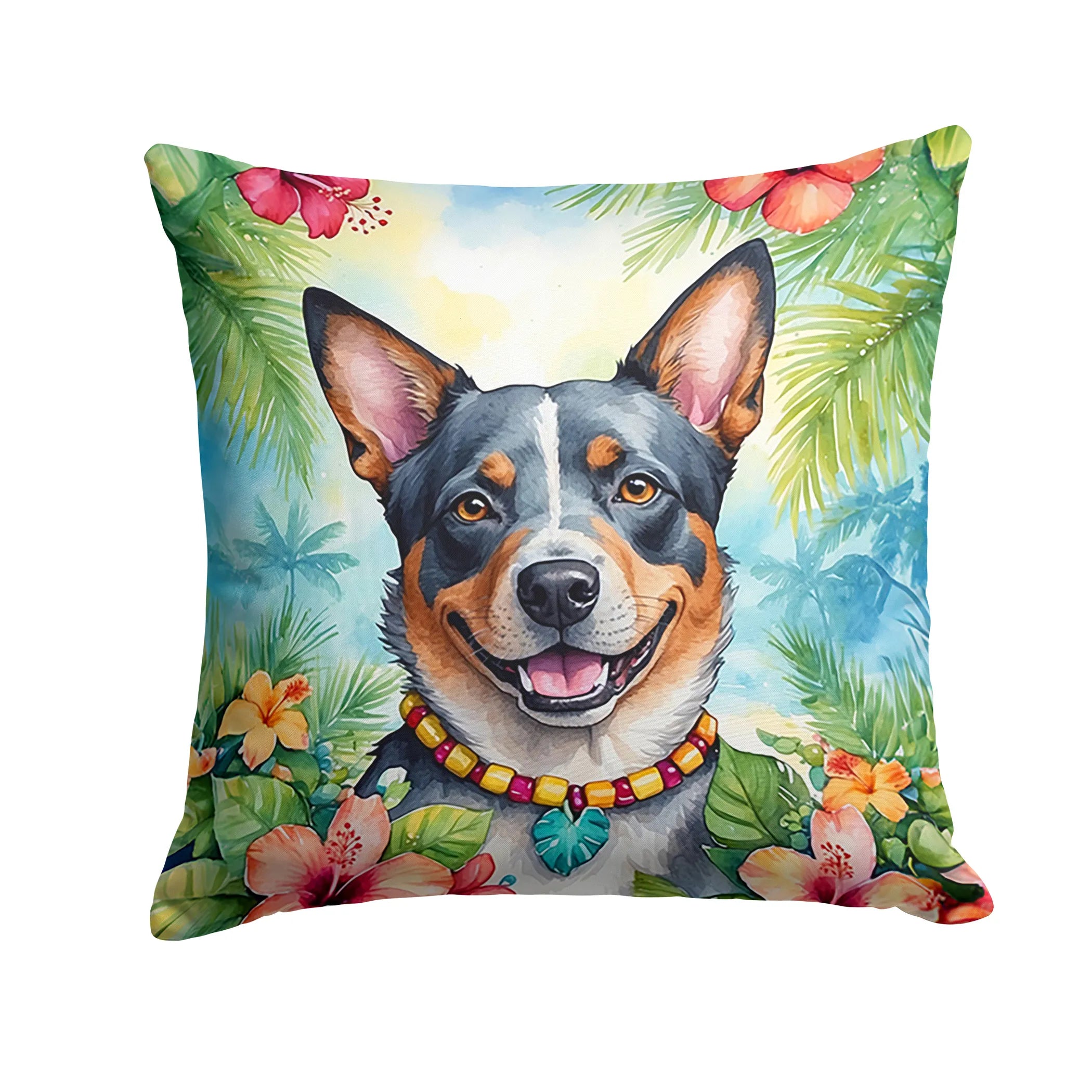 Luau Party Throw Pillow - Size: 14HX14W | Pack Of: 1 | Collection name: Luau party